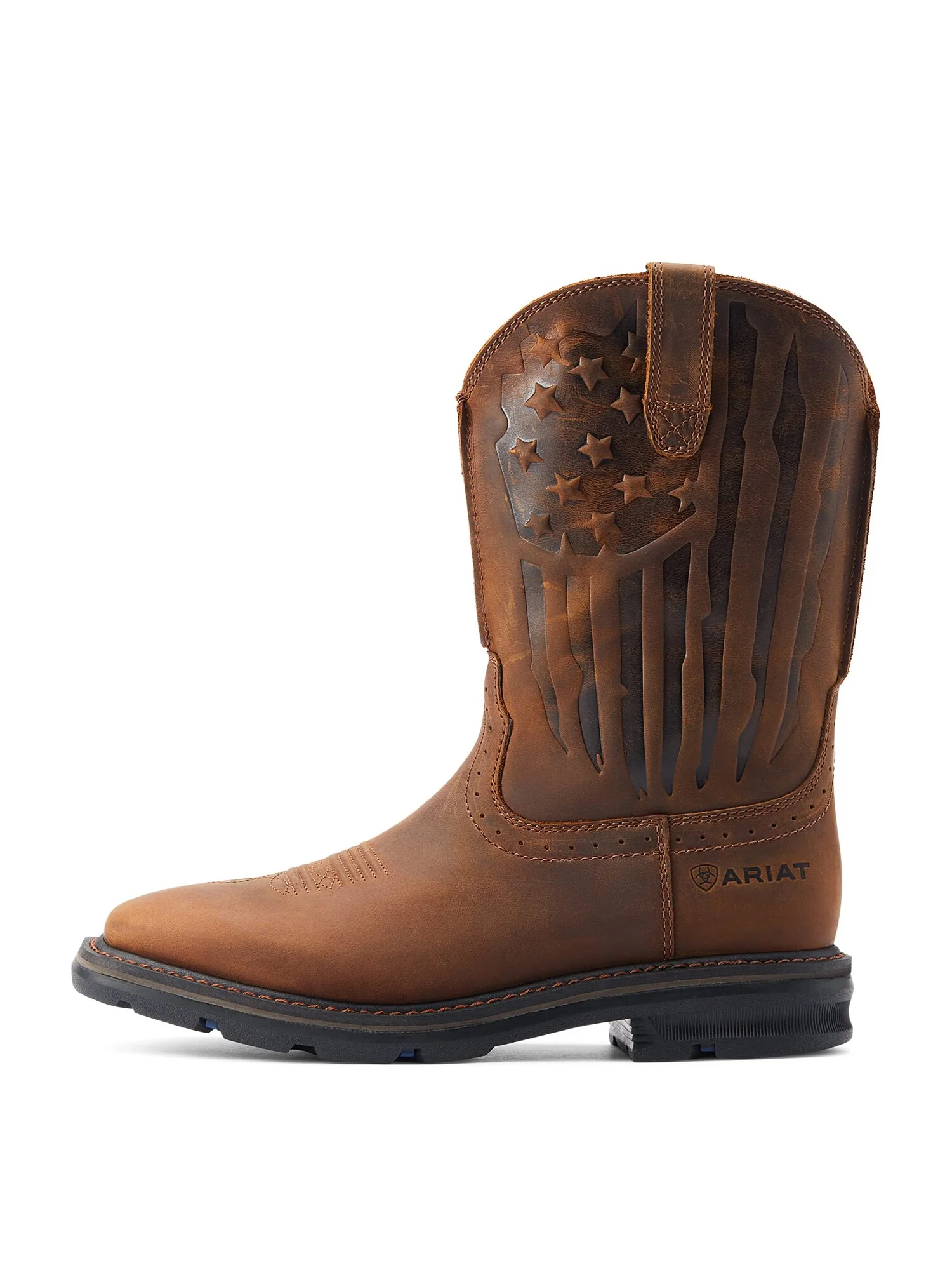 Ботинки Ariat Sierra Shock Shield Patriot Work Boot — изображение 3 из 5, коричневый