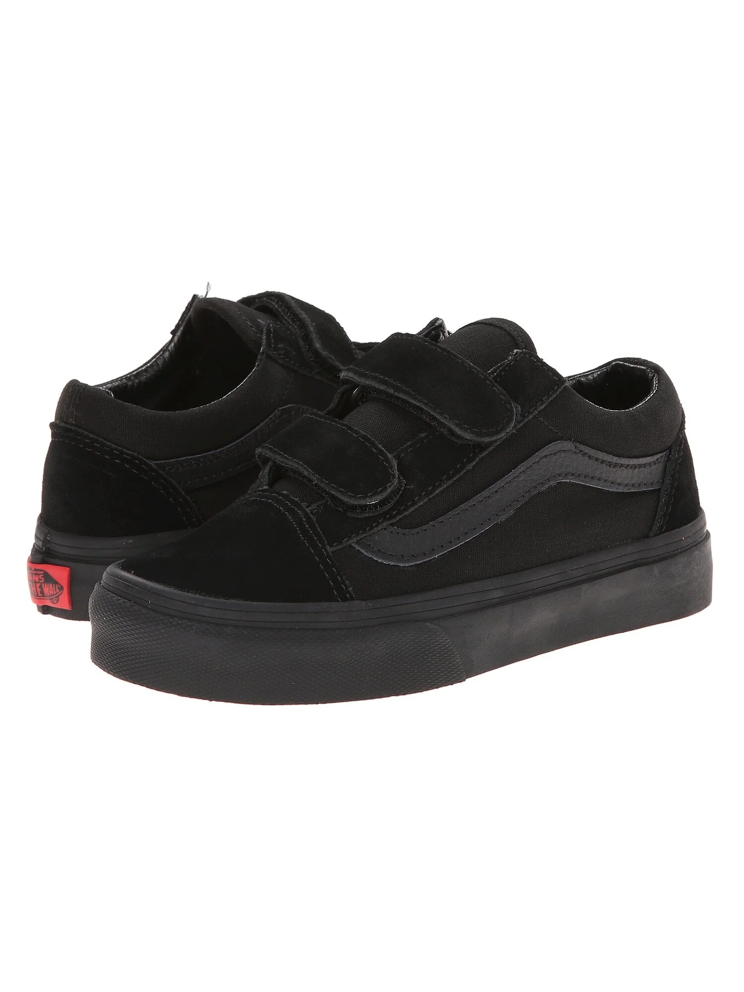Кроссовки Vans Kids Old Skool V (Little Kid/Big Kid) — изображение 5 из 7, черный