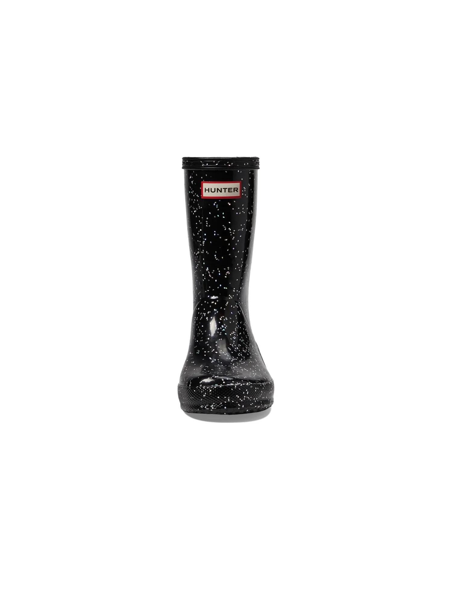 Ботинки Hunter Kids Original First Classic Giant Glitter Wellington Boots (Toddler/Little Kid) — изображение 3 из 6, черный