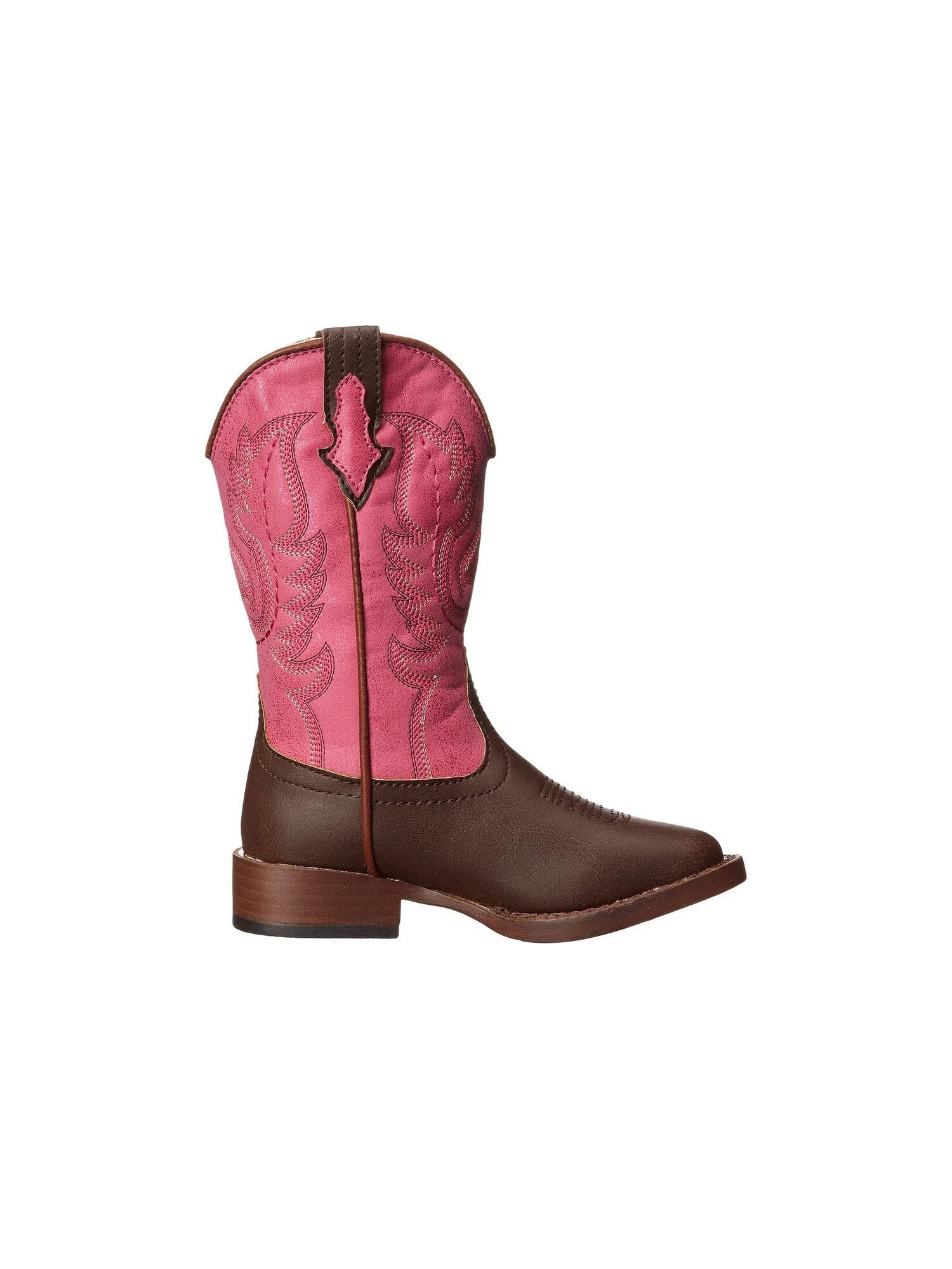 Ботинки Roper Kids Texson Faux Leather (Toddler/Little Kid) — изображение 7 из 7, розовый