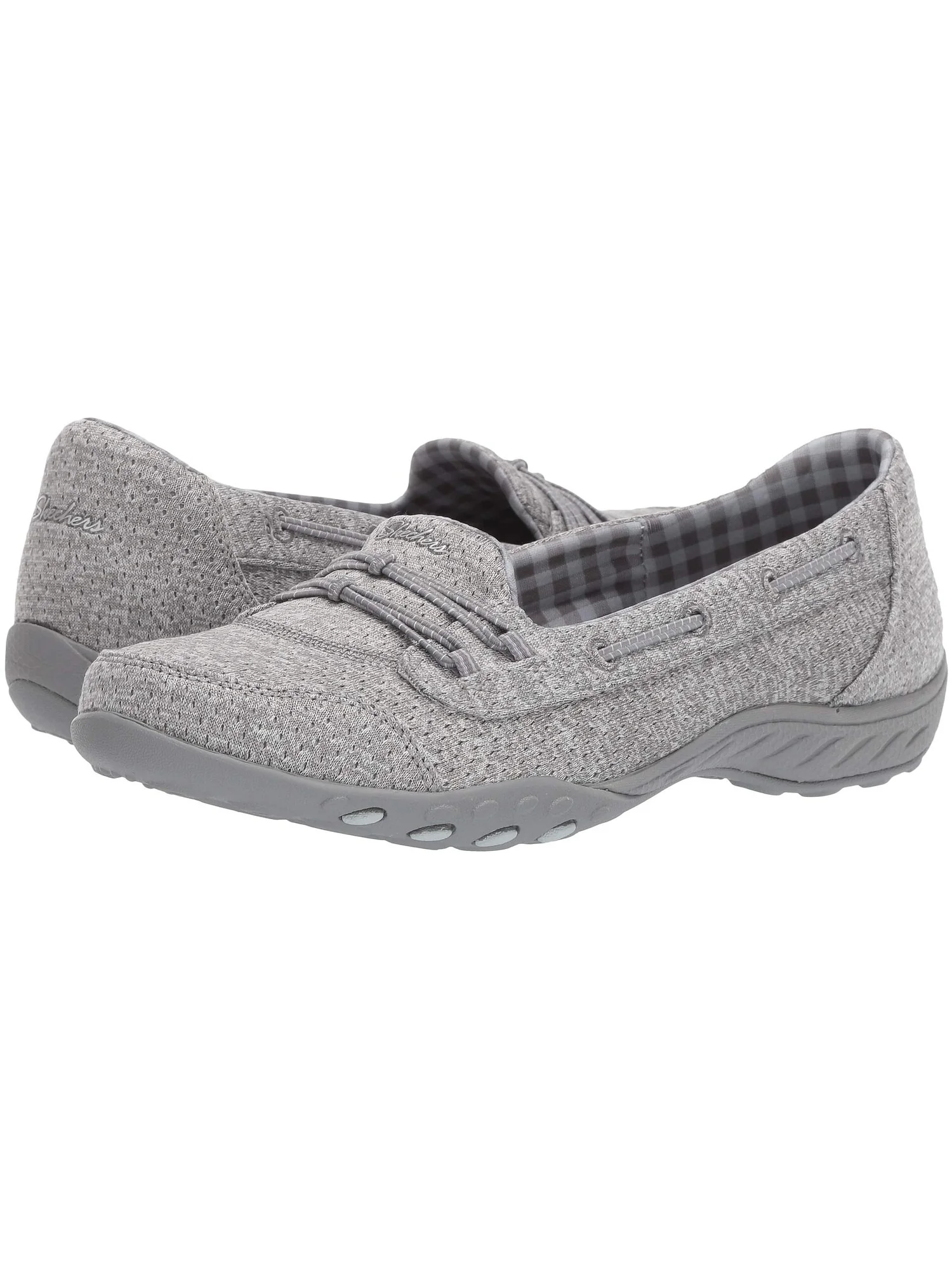 Туфли SKECHERS Breathe-Easy - Good Influence — изображение 4 из 4, серый