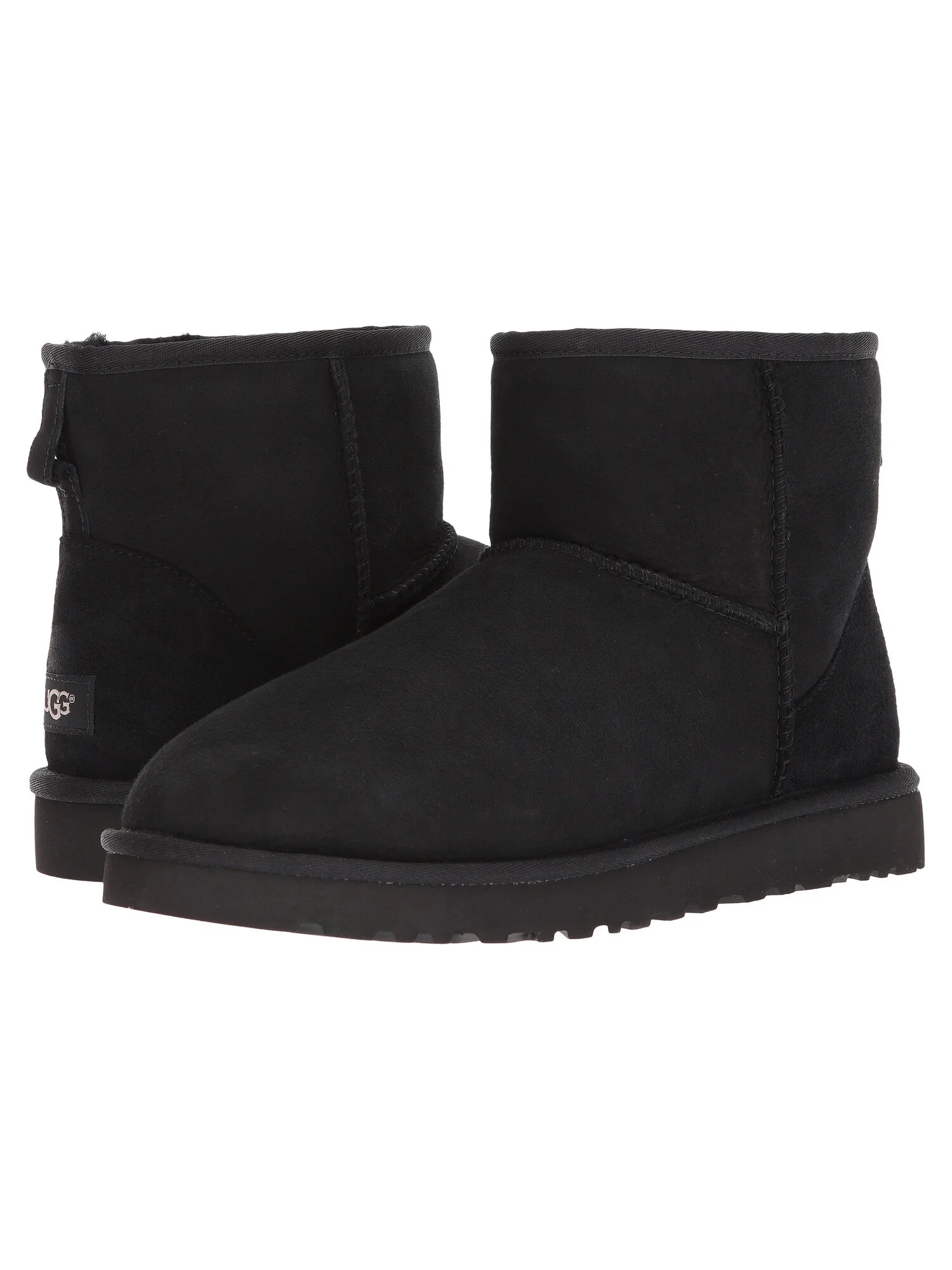 Ботинки мужские UGG Classic Mini с замшевыми защитой пятки — изображение 3 из 4, черный