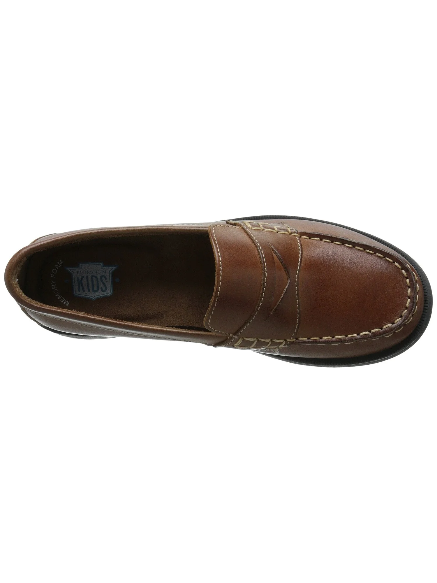 Лоферы Florsheim Kids Croquet Penny Loafer Jr. (Toddler/Little Kid/Big Kid) — изображение 3 из 7, бежевый