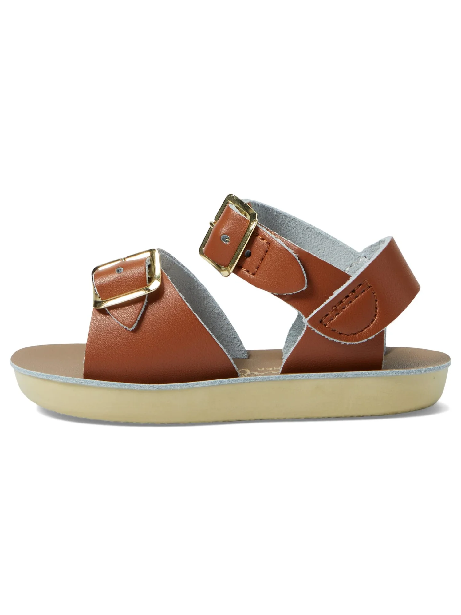 Сандалии Salt Water Sandal by Hoy Shoes Surfer Hook & Loop (Toddler/Little Kid) — изображение 2 из 5, бежевый