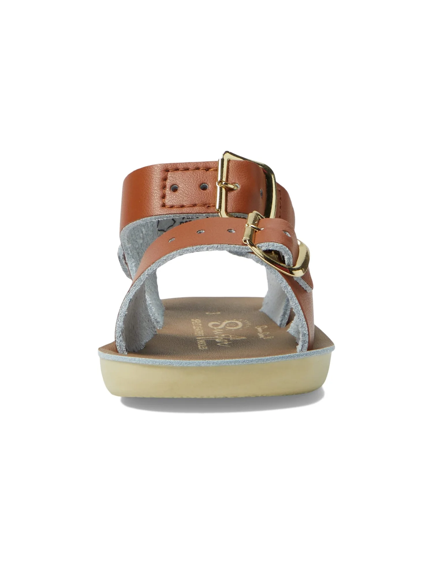 Сандалии Salt Water Sandal by Hoy Shoes Surfer Hook & Loop (Toddler/Little Kid) — изображение 4 из 5, бежевый