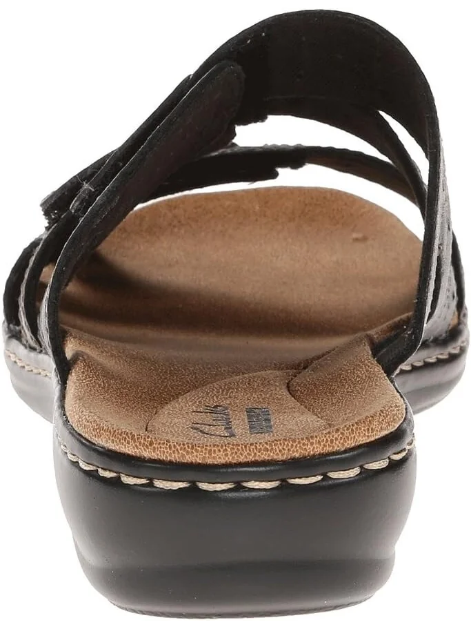 Сандалии на плоской подошве Leisa Cacti Q Clarks — изображение 5 из 7, черный