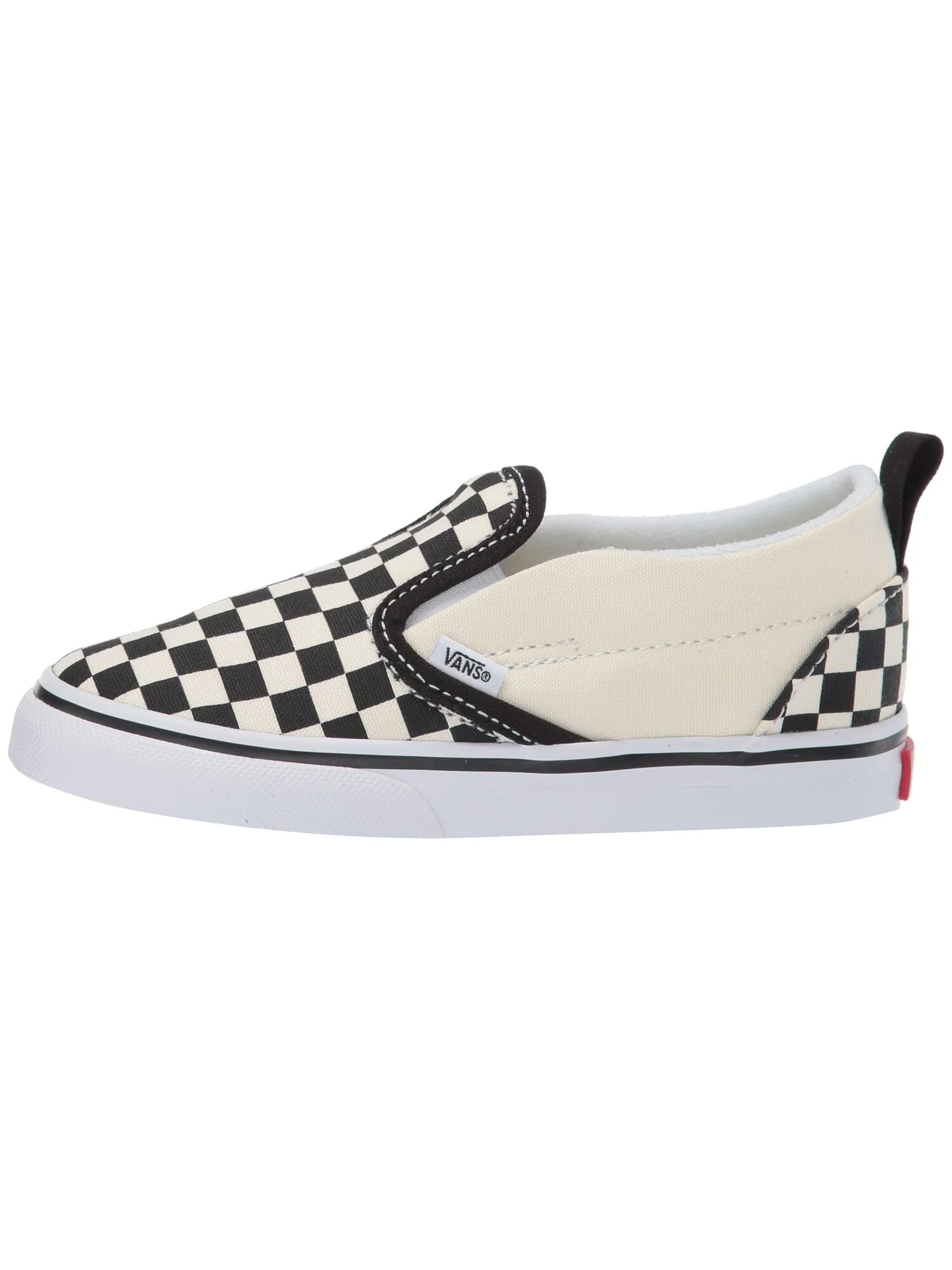 Кроссовки Vans Kids Slip-On V (Infant/Toddler) — изображение 3 из 7, белый