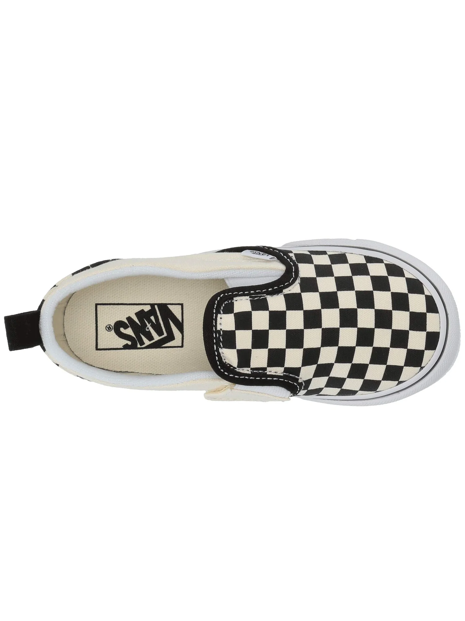 Кроссовки Vans Kids Slip-On V (Infant/Toddler) — изображение 6 из 7, белый