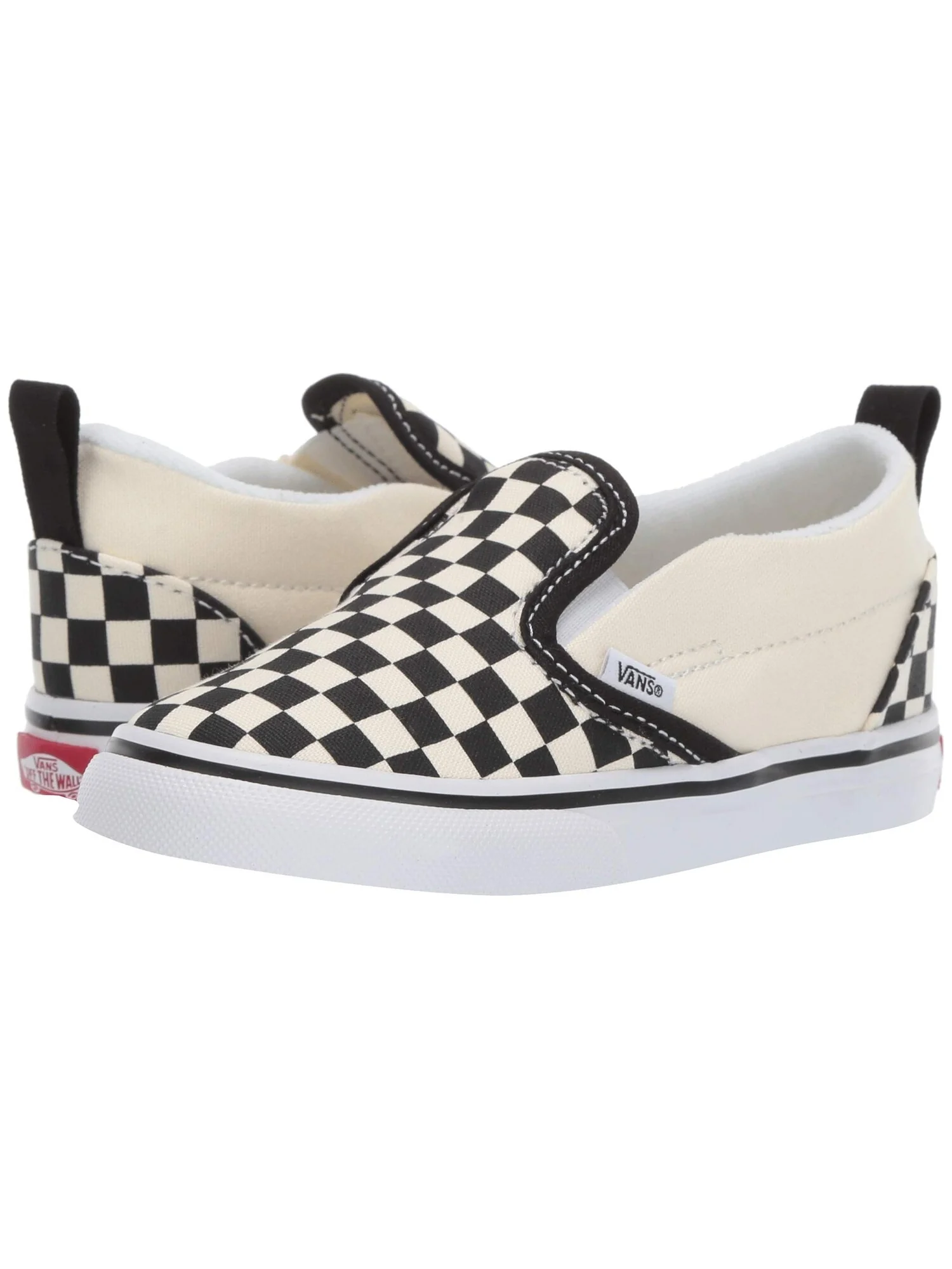 Кроссовки Vans Kids Slip-On V (Infant/Toddler) — изображение 7 из 7, белый