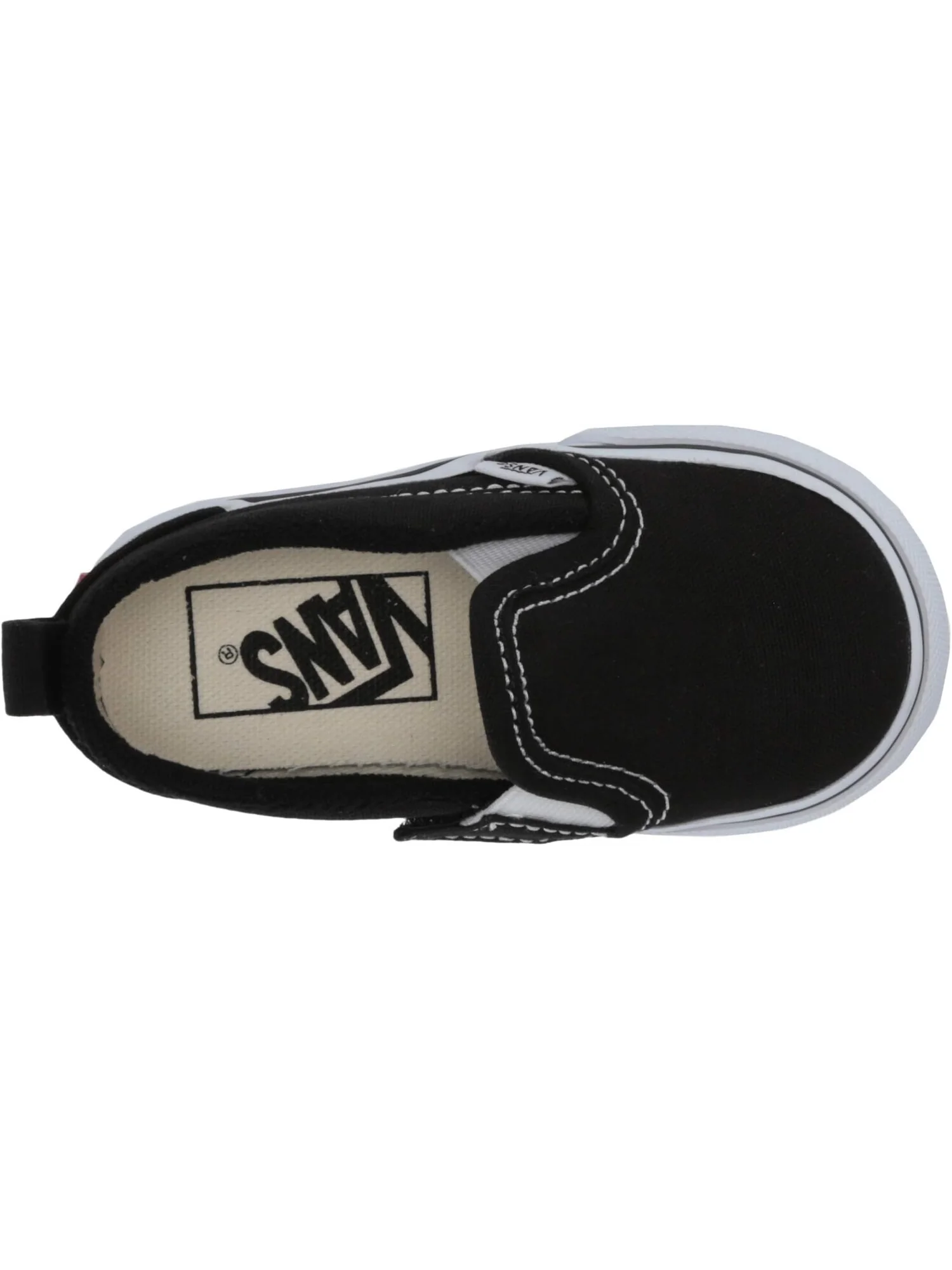 Кроссовки Slip-On V Vans — изображение 2 из 7, черный/белый