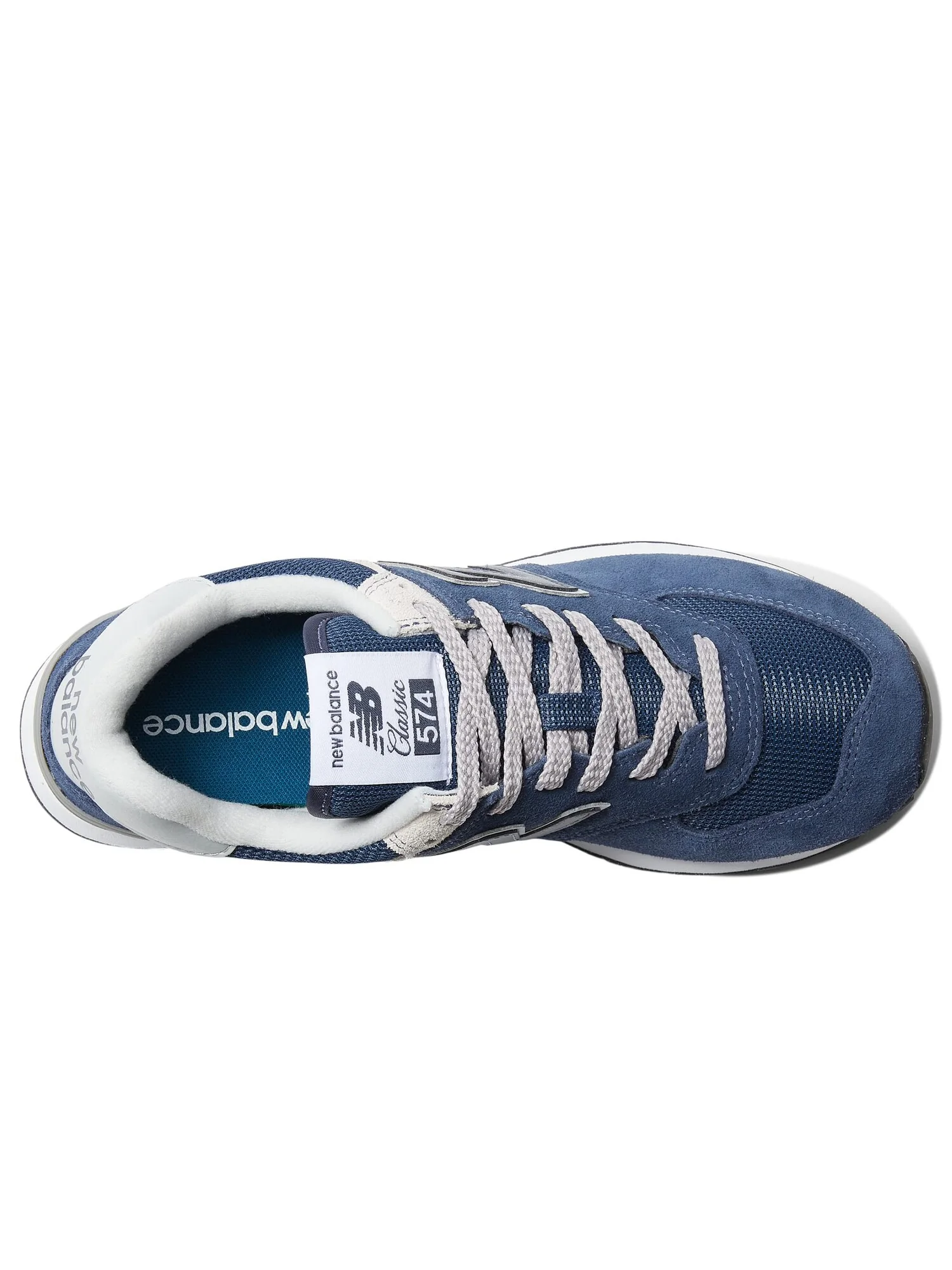 Кроссовки New Balance 574 Core Navy/White — изображение 4 из 5, белый