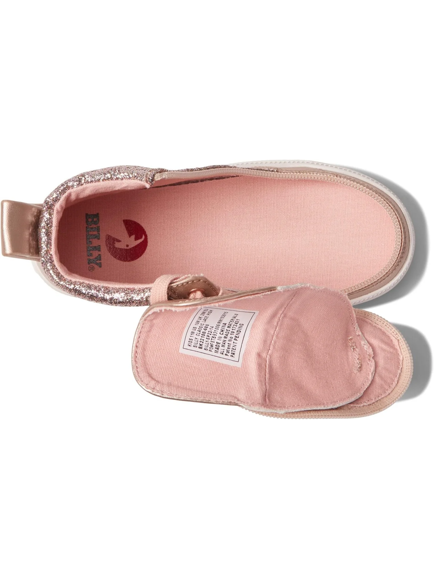 Кроссовки Classic Lace High BILLY Footwear Kids — изображение 2 из 6, розовый золотистый