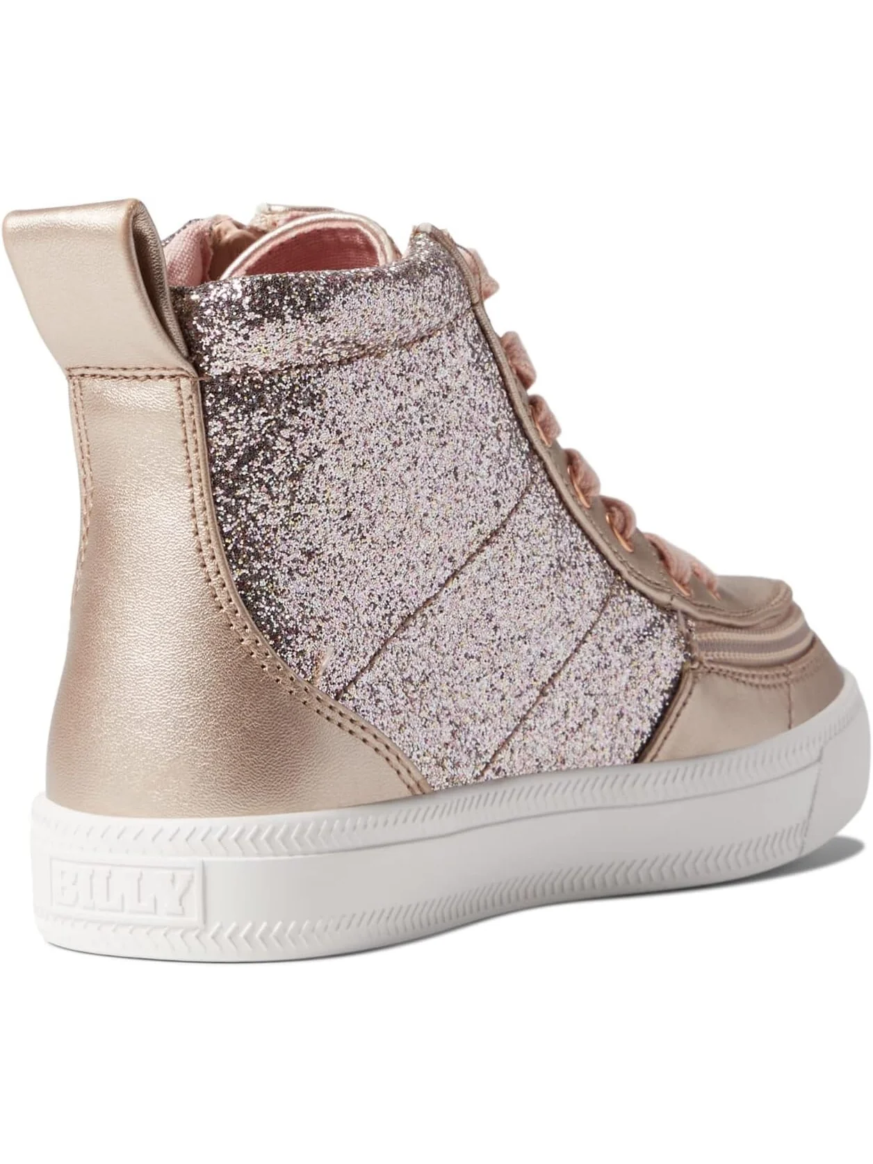 Кроссовки Classic Lace High BILLY Footwear Kids — изображение 5 из 6, розовый золотистый