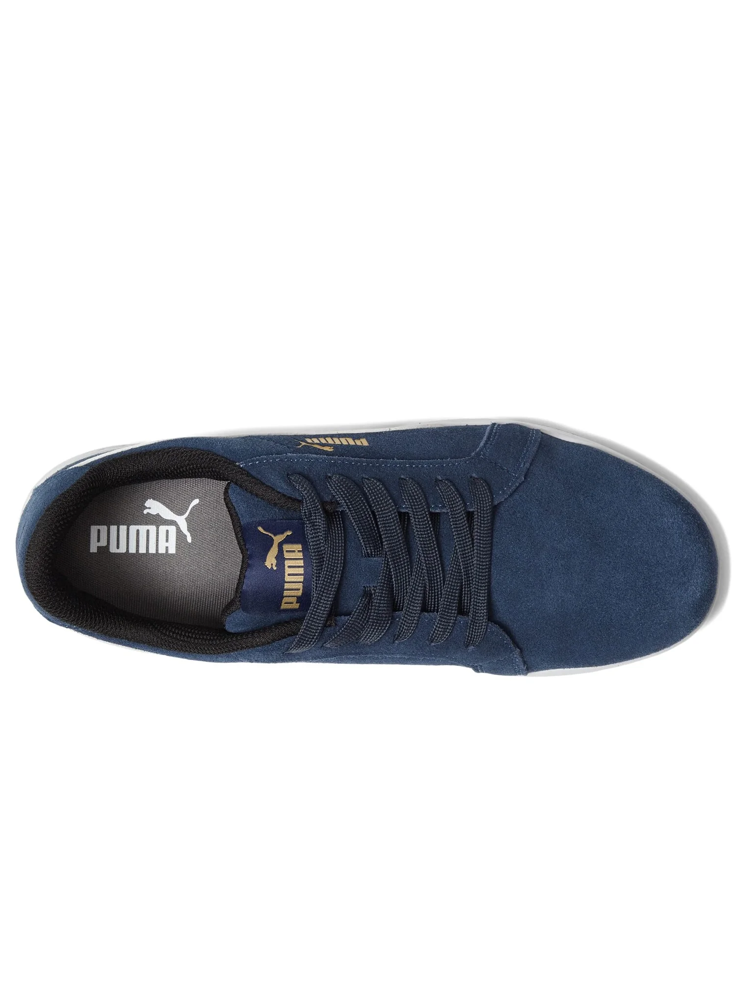 Кроссовки PUMA Safety Iconic Suede Low ASTM EH — изображение 2 из 4, темно-синий/белый