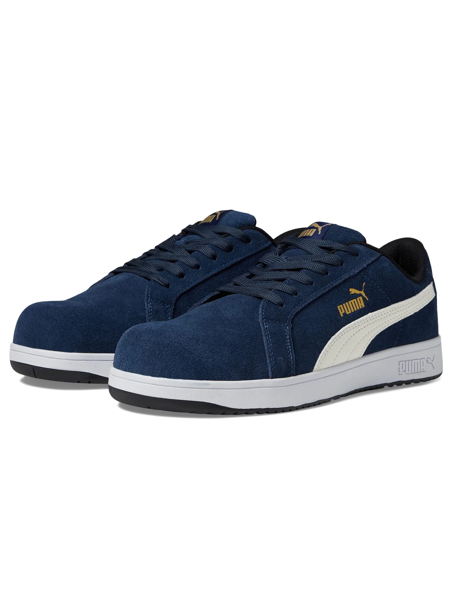 Кроссовки PUMA Safety Iconic Suede Low ASTM EH — изображение 4 из 4, темно-синий/белый