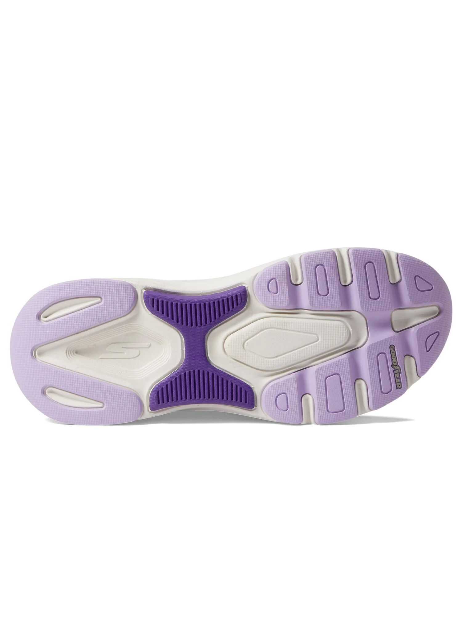 Кроссовки SKECHERS Max Cushioning Arch Fit Fluidity Hands Free Slip-Ins — изображение 2 из 4, черный/фиолетовый