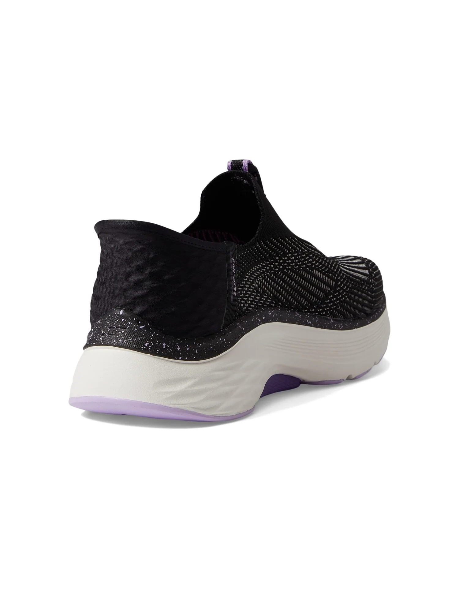 Кроссовки SKECHERS Max Cushioning Arch Fit Fluidity Hands Free Slip-Ins — изображение 3 из 4, черный/фиолетовый