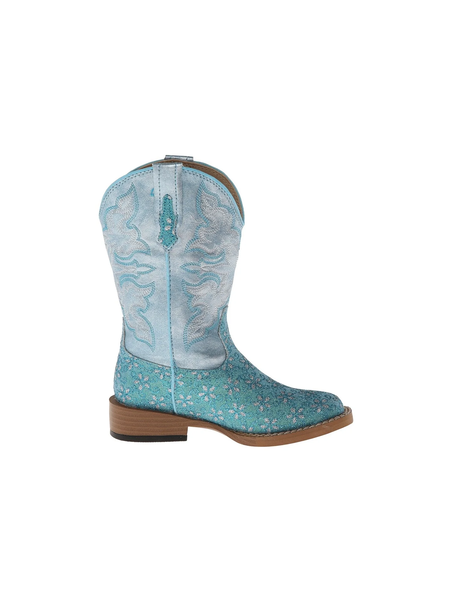 Ботинки Roper Kids Bling & Glitter (Toddler/Little Kid) — изображение 3 из 7, синий