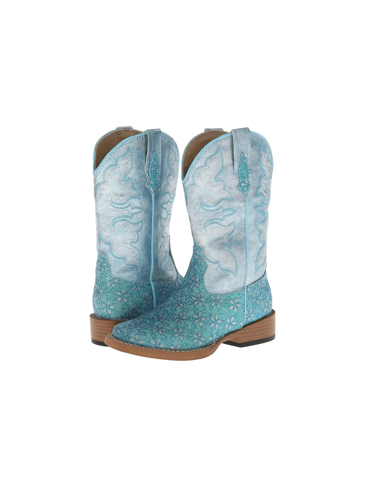 Ботинки Roper Kids Bling & Glitter (Toddler/Little Kid) — изображение 4 из 7, синий