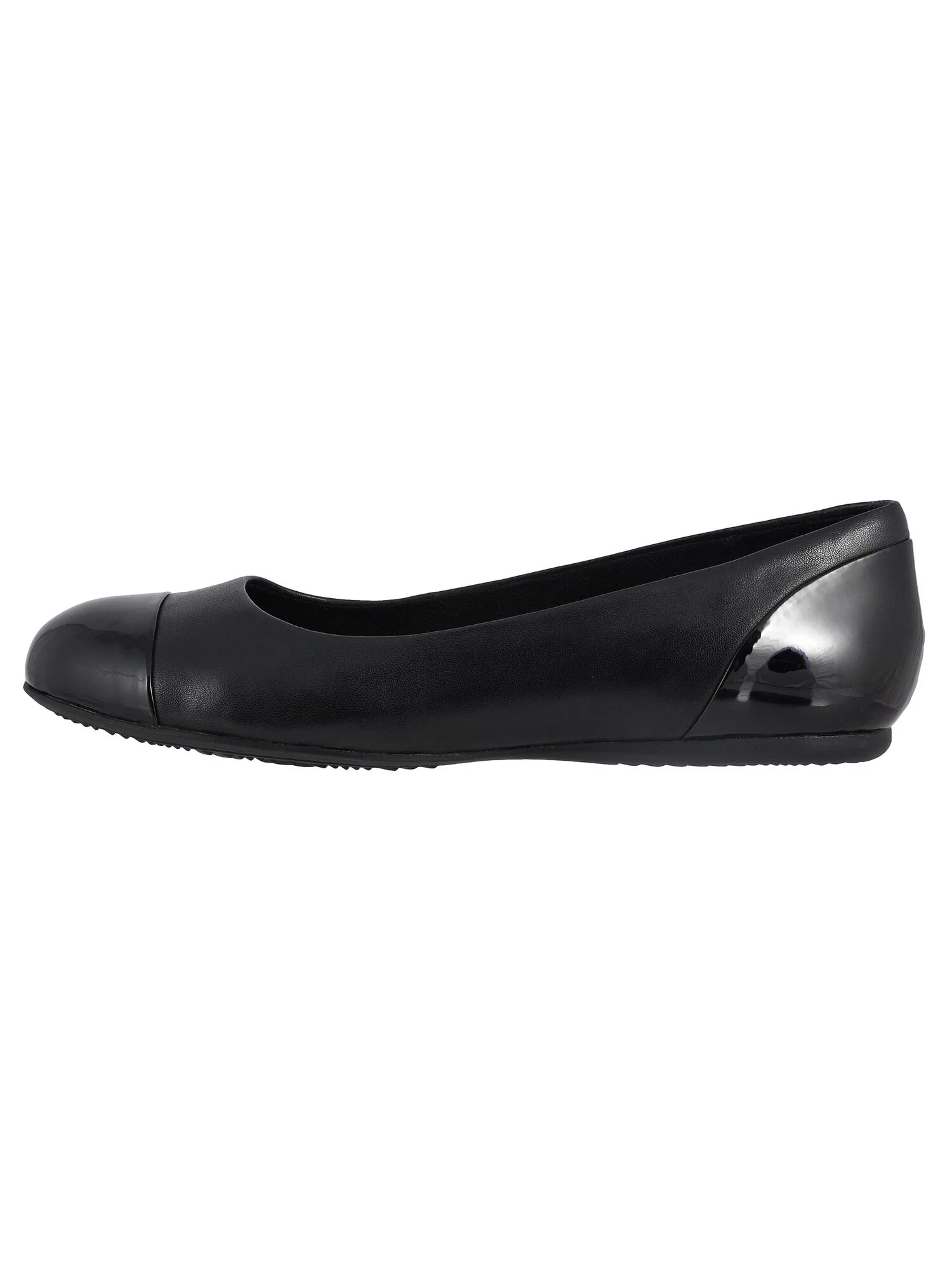 Обувь на низком каблуке SoftWalk Sonoma Cap Toe — изображение 6 из 7, черный