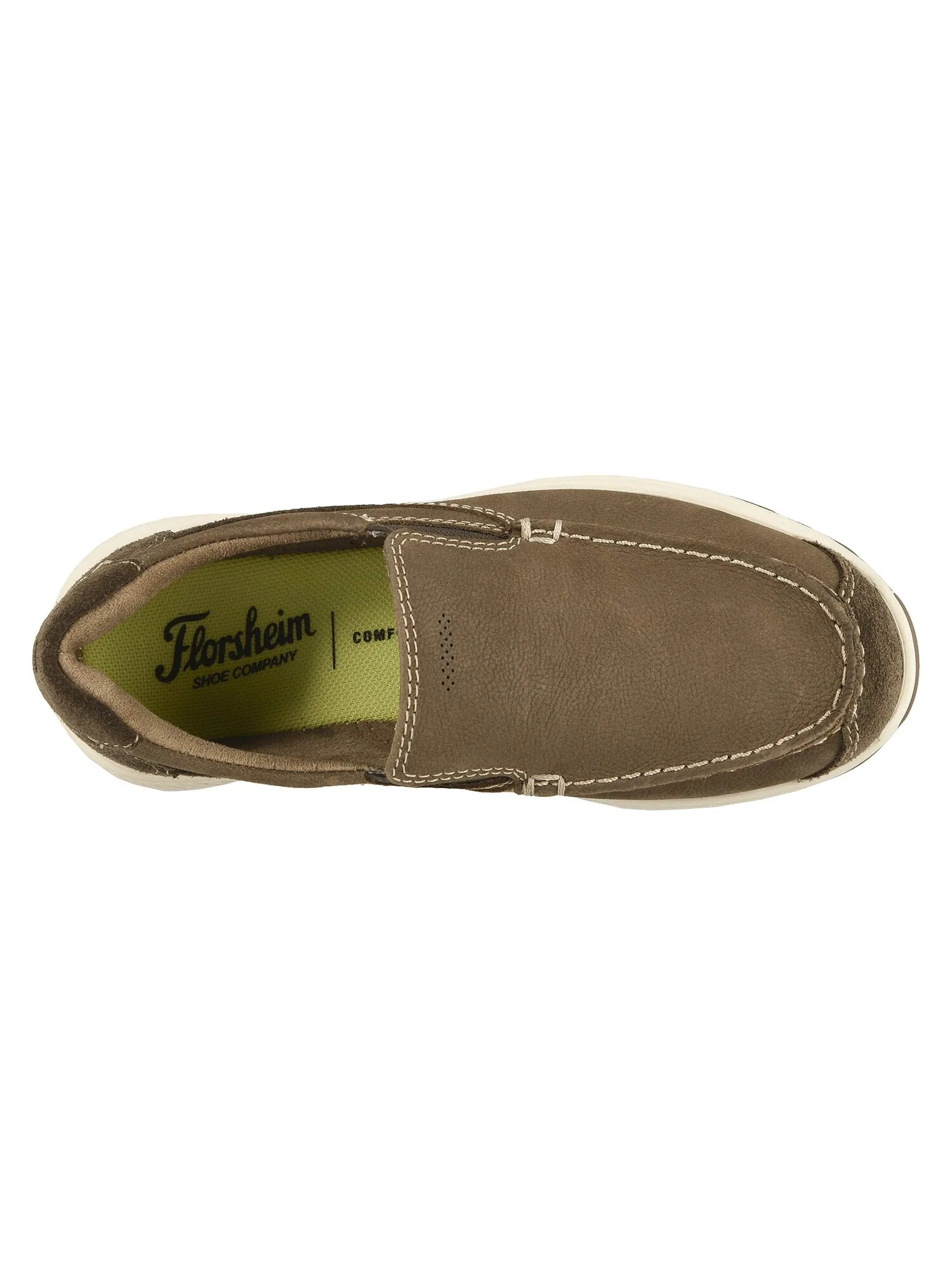 Лоферы Florsheim Kids Great Lakes Moc Slip, Jr. (Toddler/Little Kid/Big Kid) — изображение 6 из 7, каменный