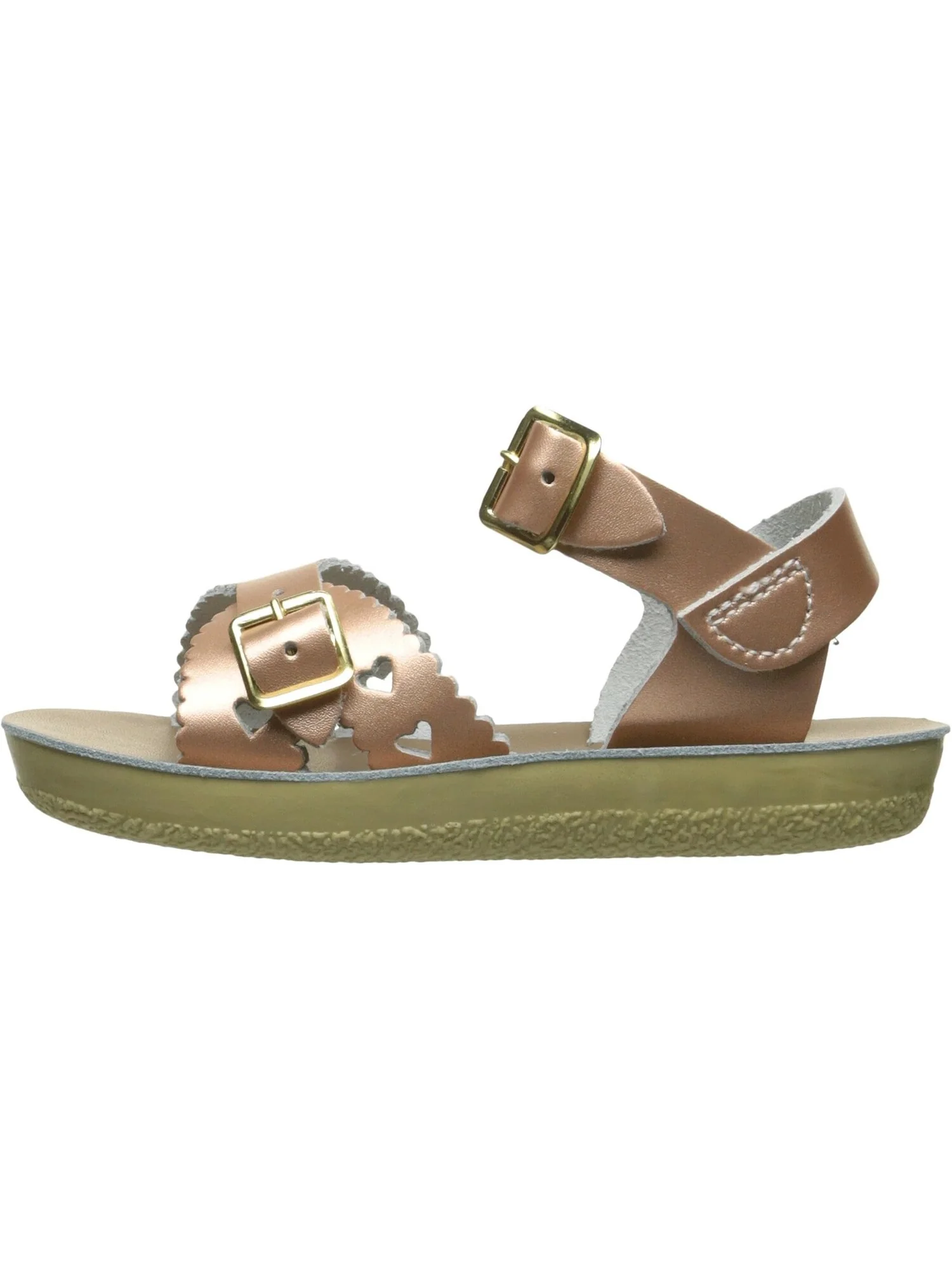Сандалии на плоской подошве Sun-San - Sweetheart Salt Water Sandal by Hoy Shoes — изображение 4 из 7, розовый золотистый