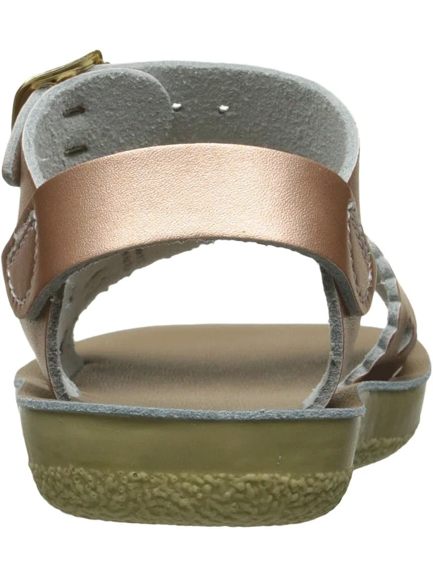 Сандалии на плоской подошве Sun-San - Sweetheart Salt Water Sandal by Hoy Shoes — изображение 5 из 7, розовый золотистый