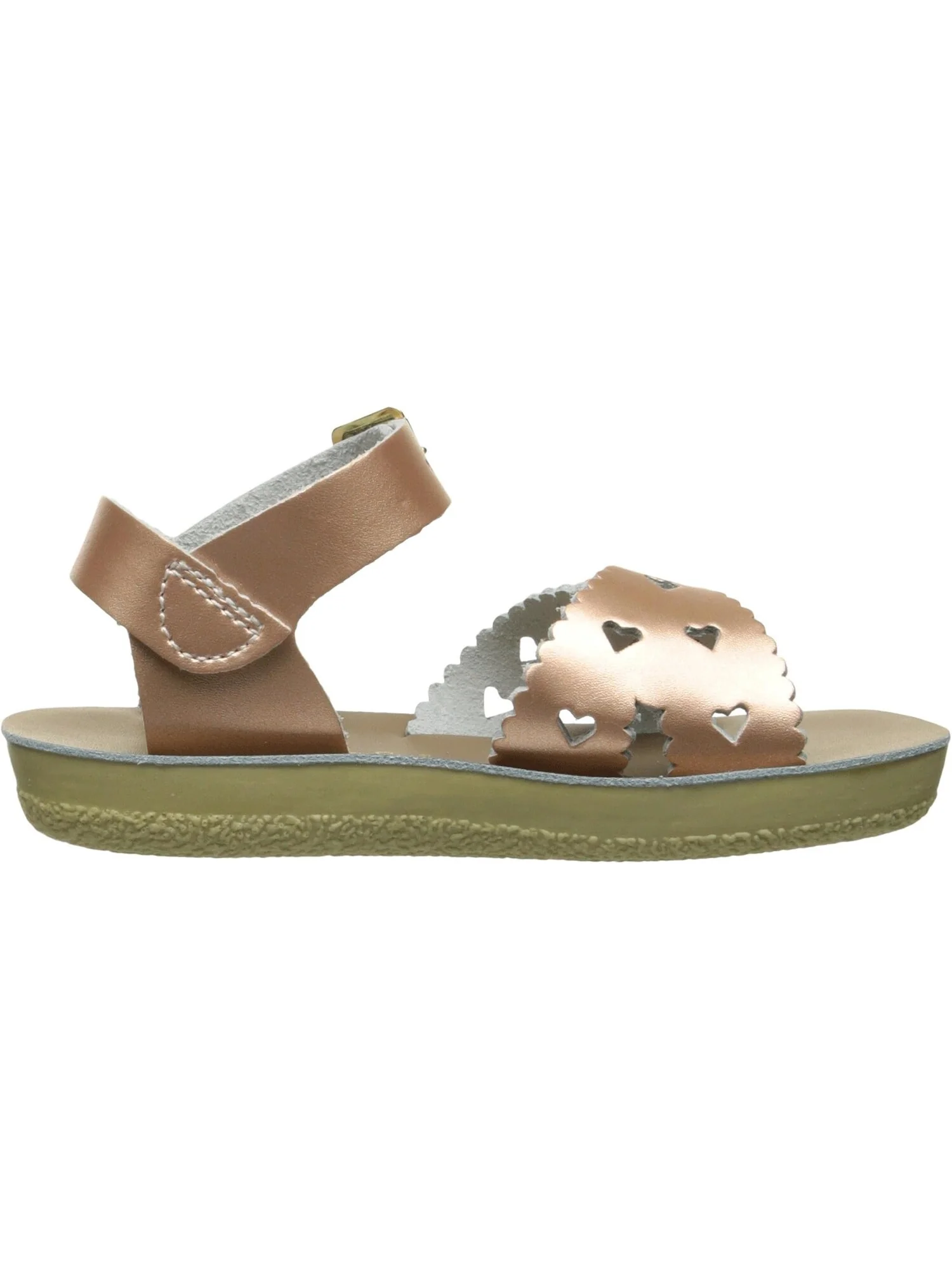 Сандалии на плоской подошве Sun-San - Sweetheart Salt Water Sandal by Hoy Shoes — изображение 6 из 7, розовый золотистый
