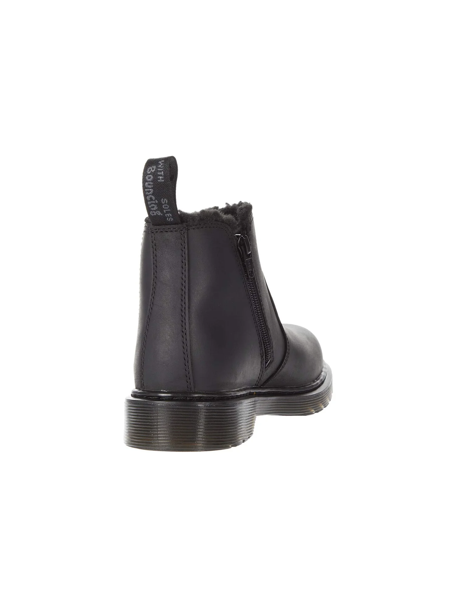 Ботинки детские Dr. Martens Kid's с мехом — изображение 4 из 6, черный