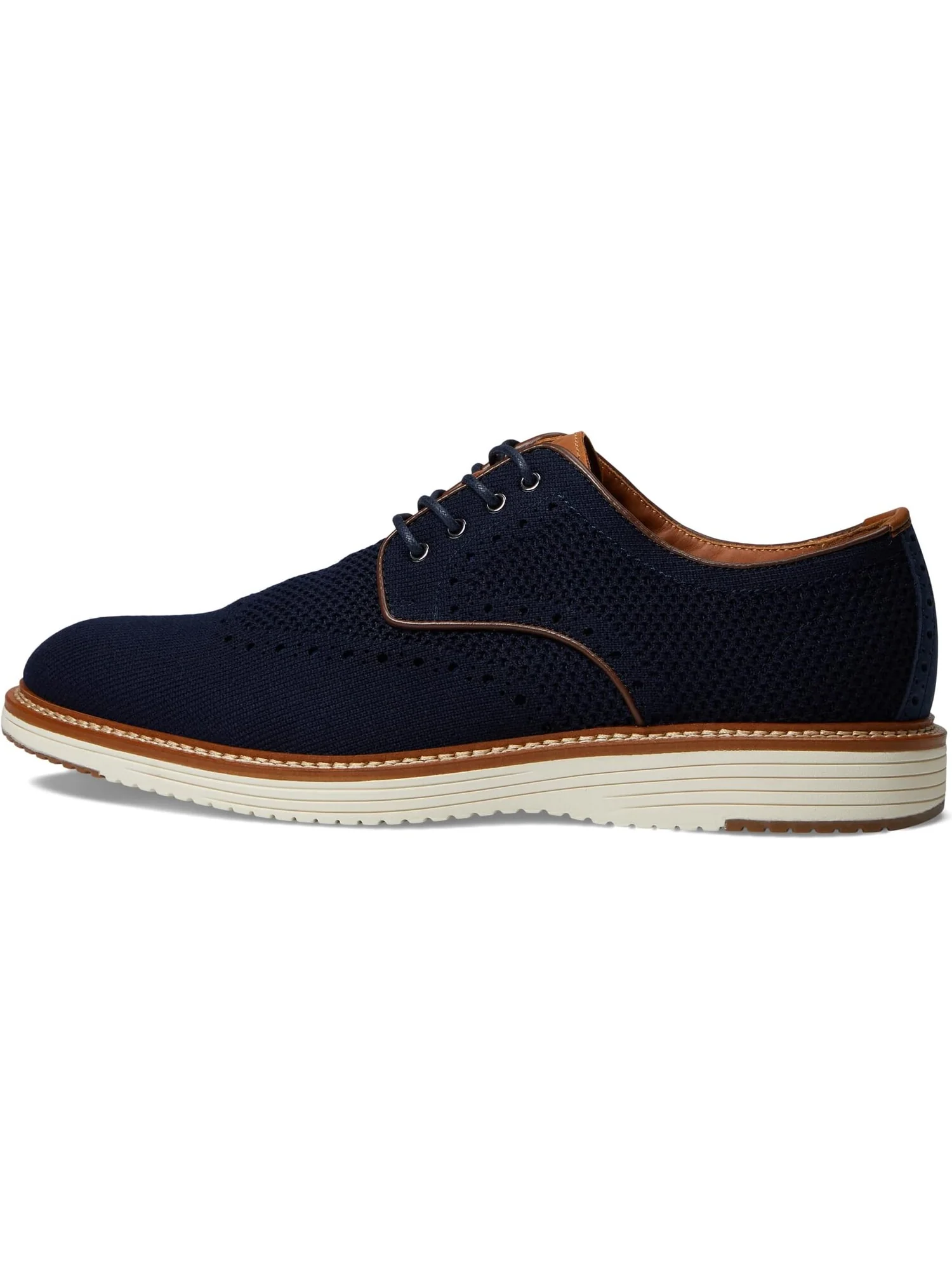 Оксфорды Johnston & Murphy Upton Knit Wing Tip — изображение 4 из 4, темно-синий