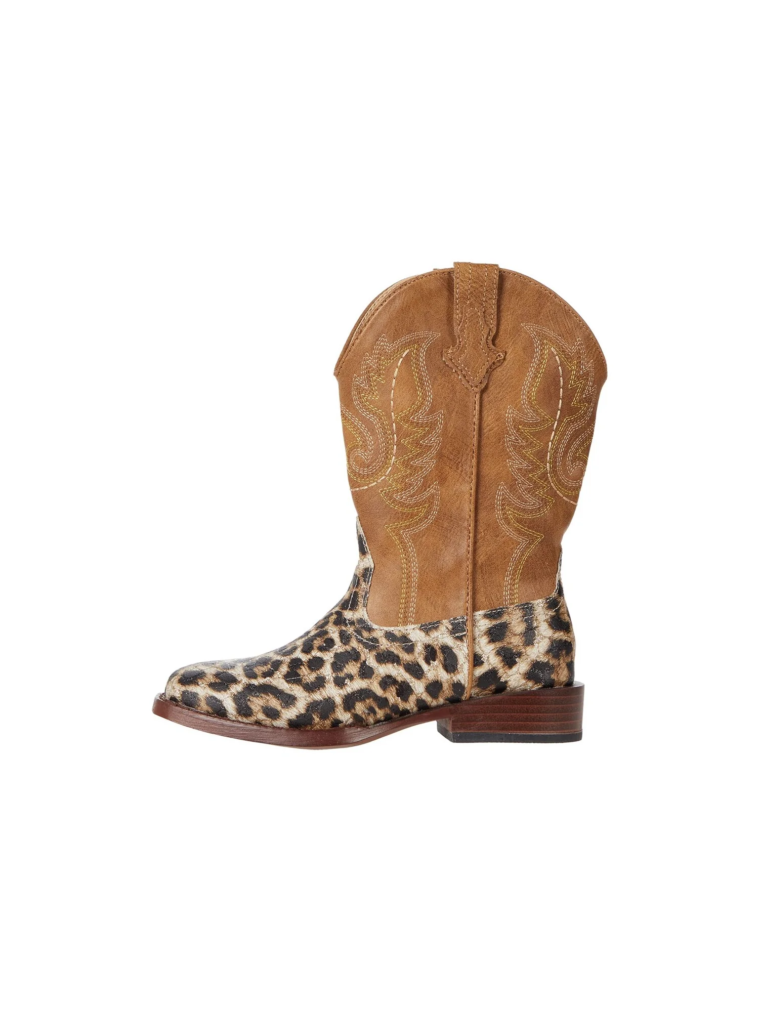 Ботинки Roper Kids Glitter Leopard (Toddler/Little Kid)