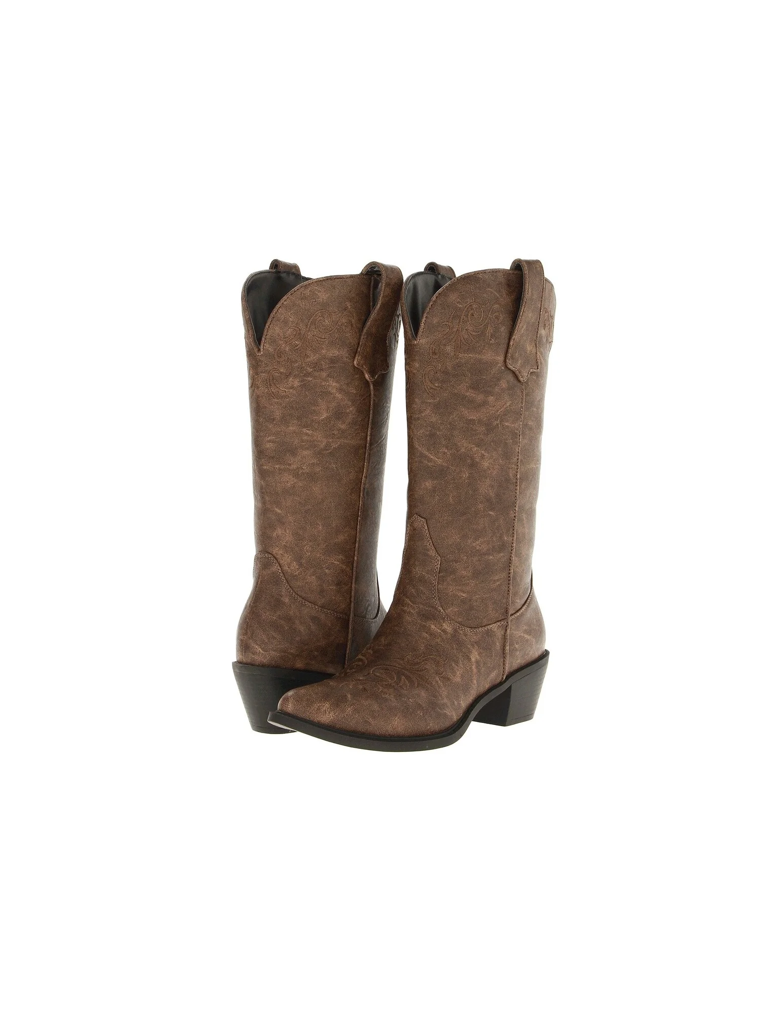 Ботинки Roper Western Embroidered Fashion Boot — изображение 1 из 7, бежевый