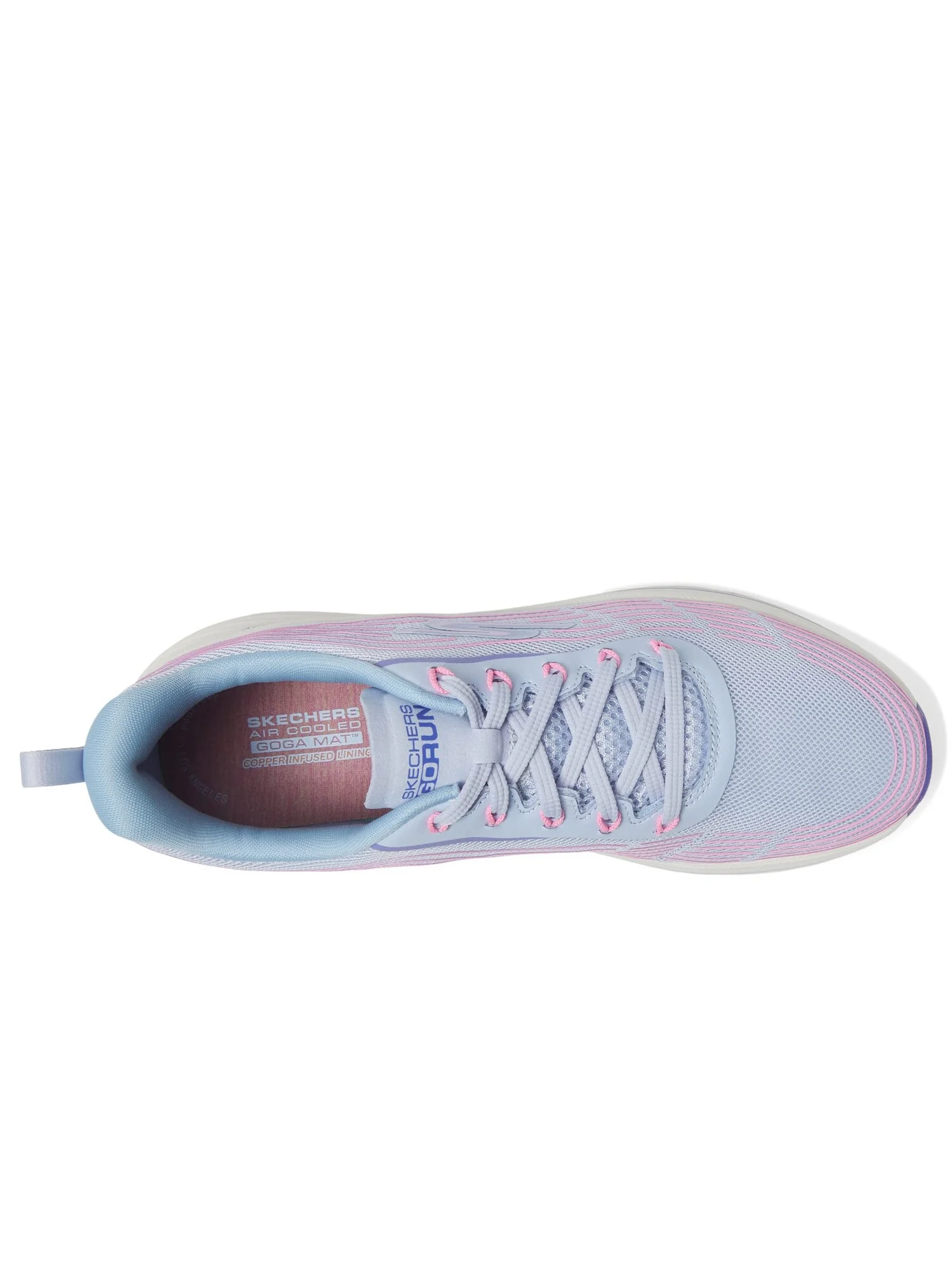 Кроссовки SKECHERS Max Cushioning Elite 2.0 — изображение 5 из 6, голубой/розовый