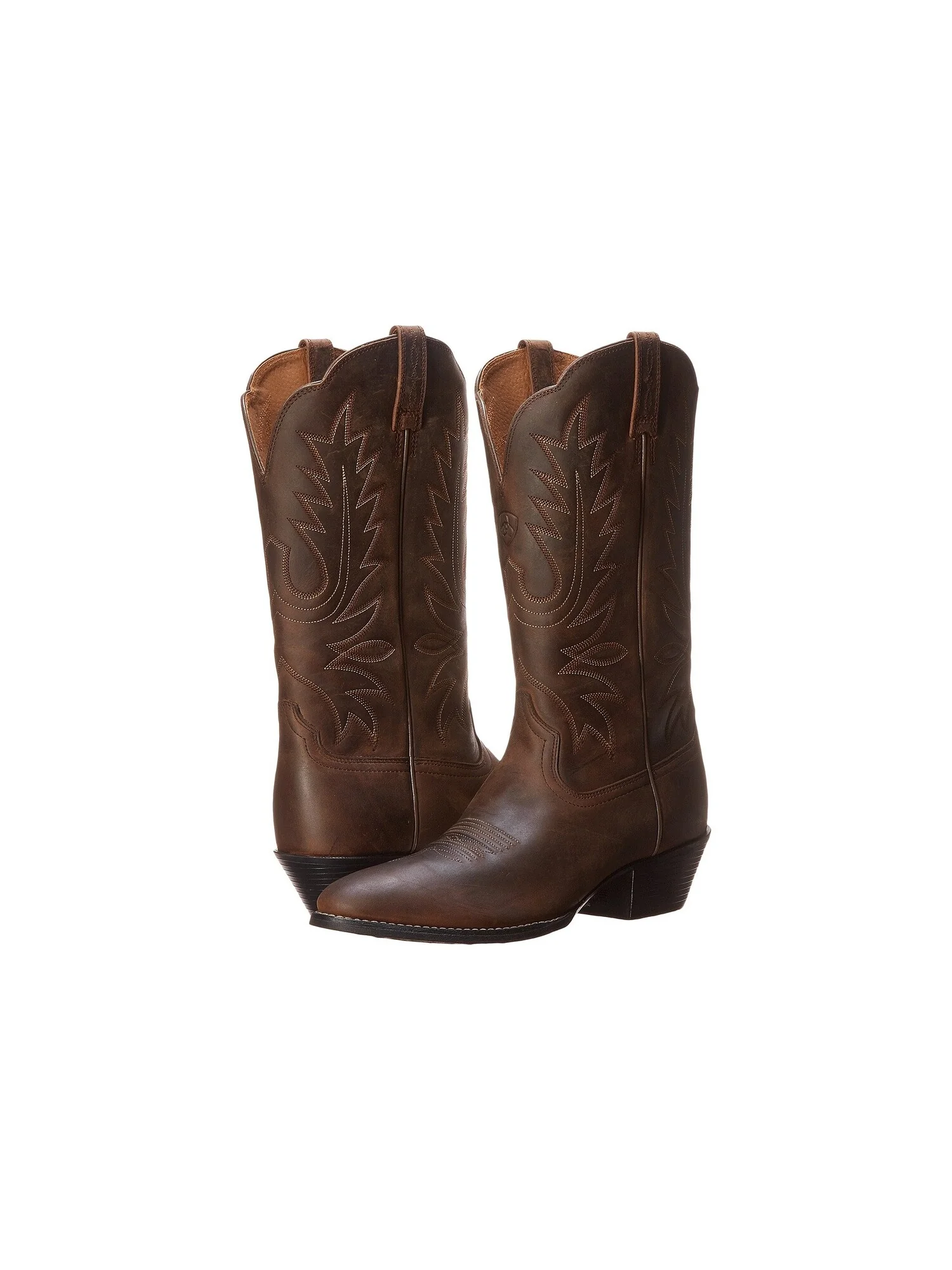 Сапоги женские Ariat Heritage ковбойские с вышивкой — изображение 4 из 7, коричневый