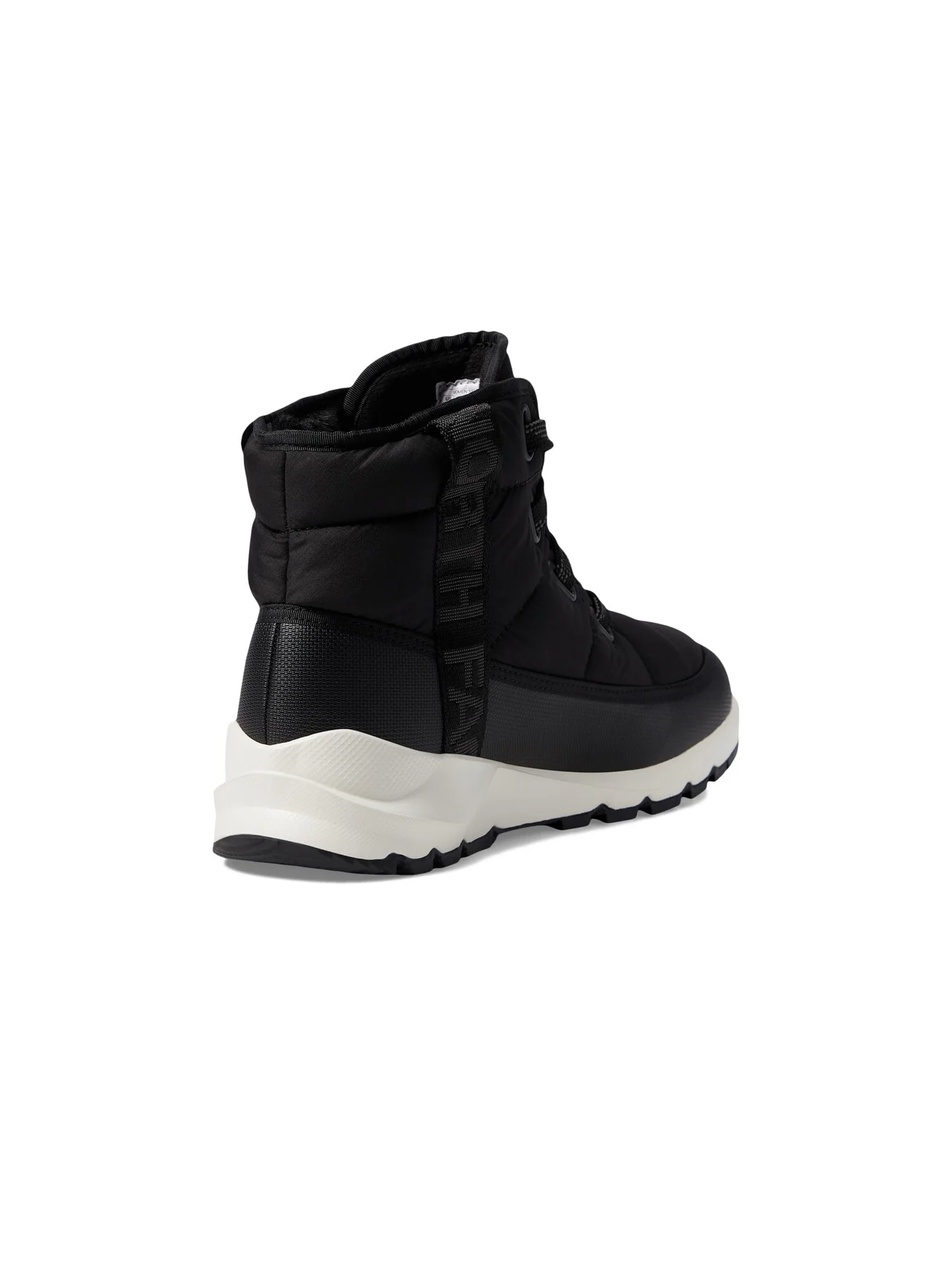 Женские ботинки The North Face ThermoBall Luxe WP стеганые на шнуровке — изображение 2 из 4, черный