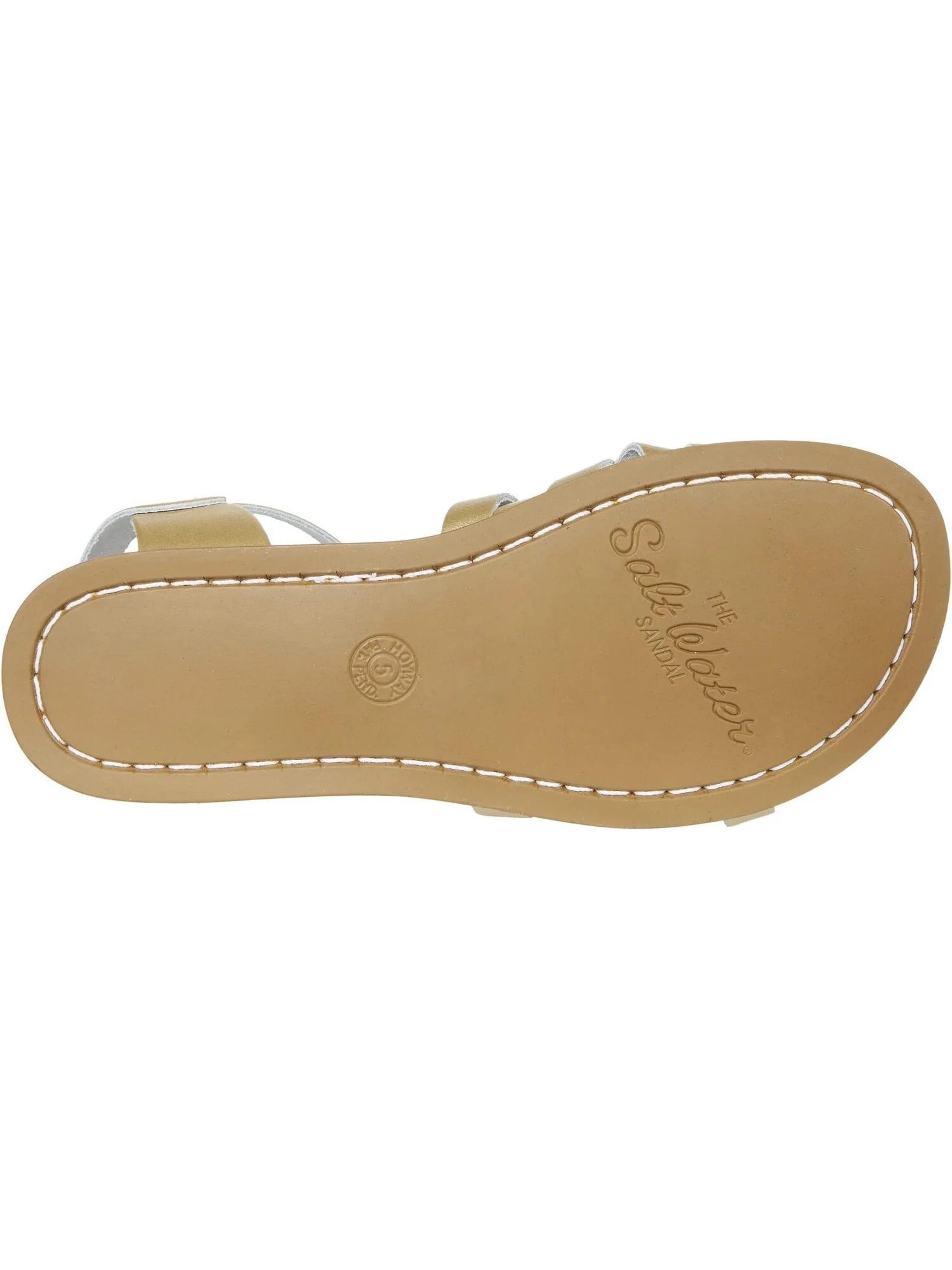 Сандалии на плоской подошве Retro Salt Water Sandal by Hoy Shoes — изображение 3 из 7, золото