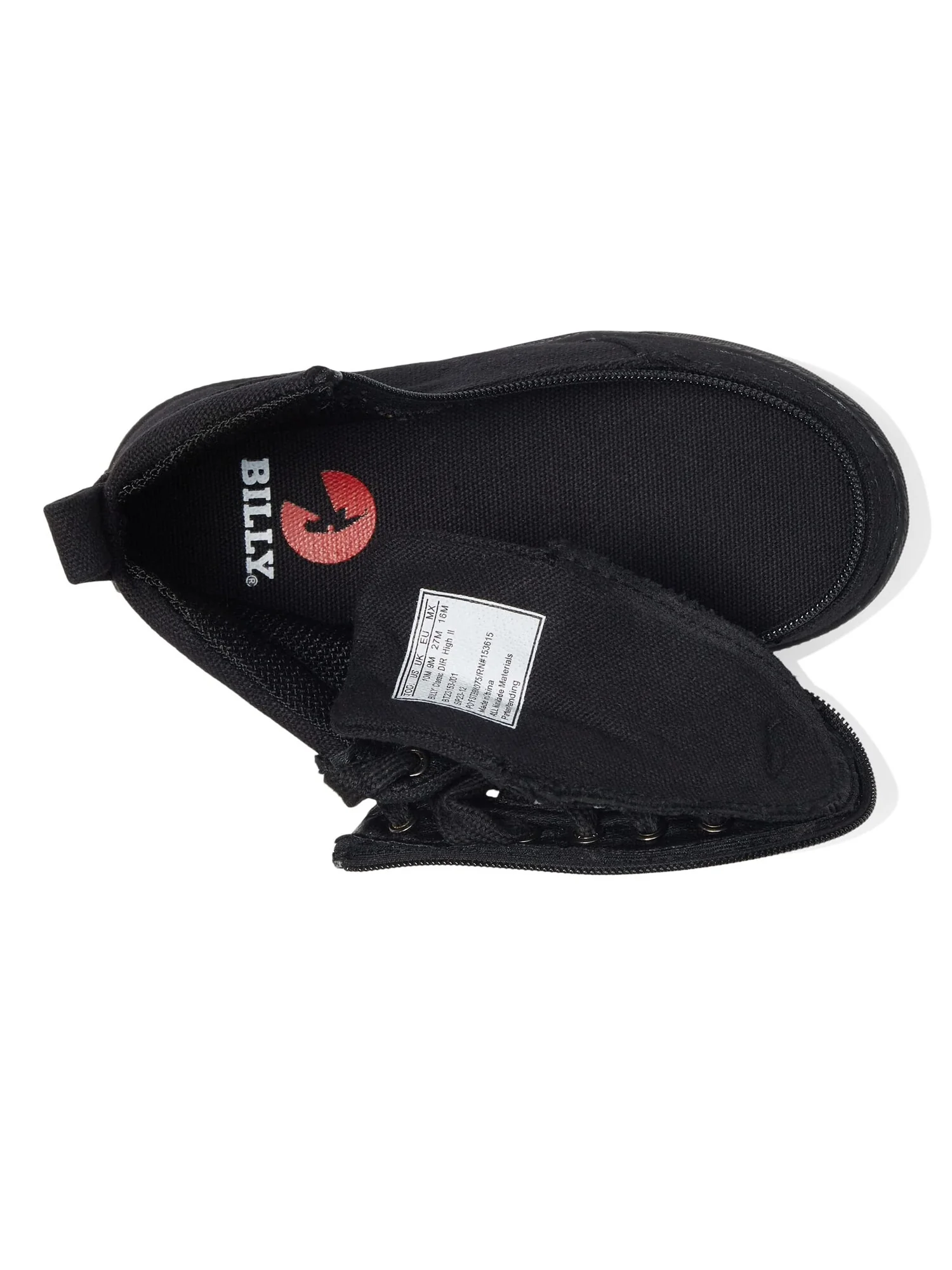 Кроссовки BILLY Footwear Kids Classic DR High II (Toddler) — изображение 3 из 6, черный