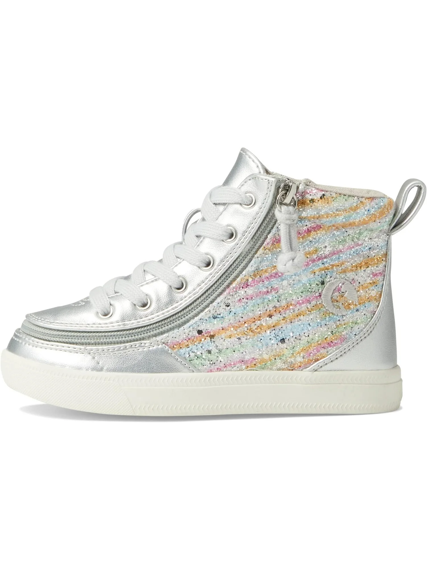 Кроссовки Classic Lace High BILLY Footwear Kids — изображение 4 из 6, серебристый