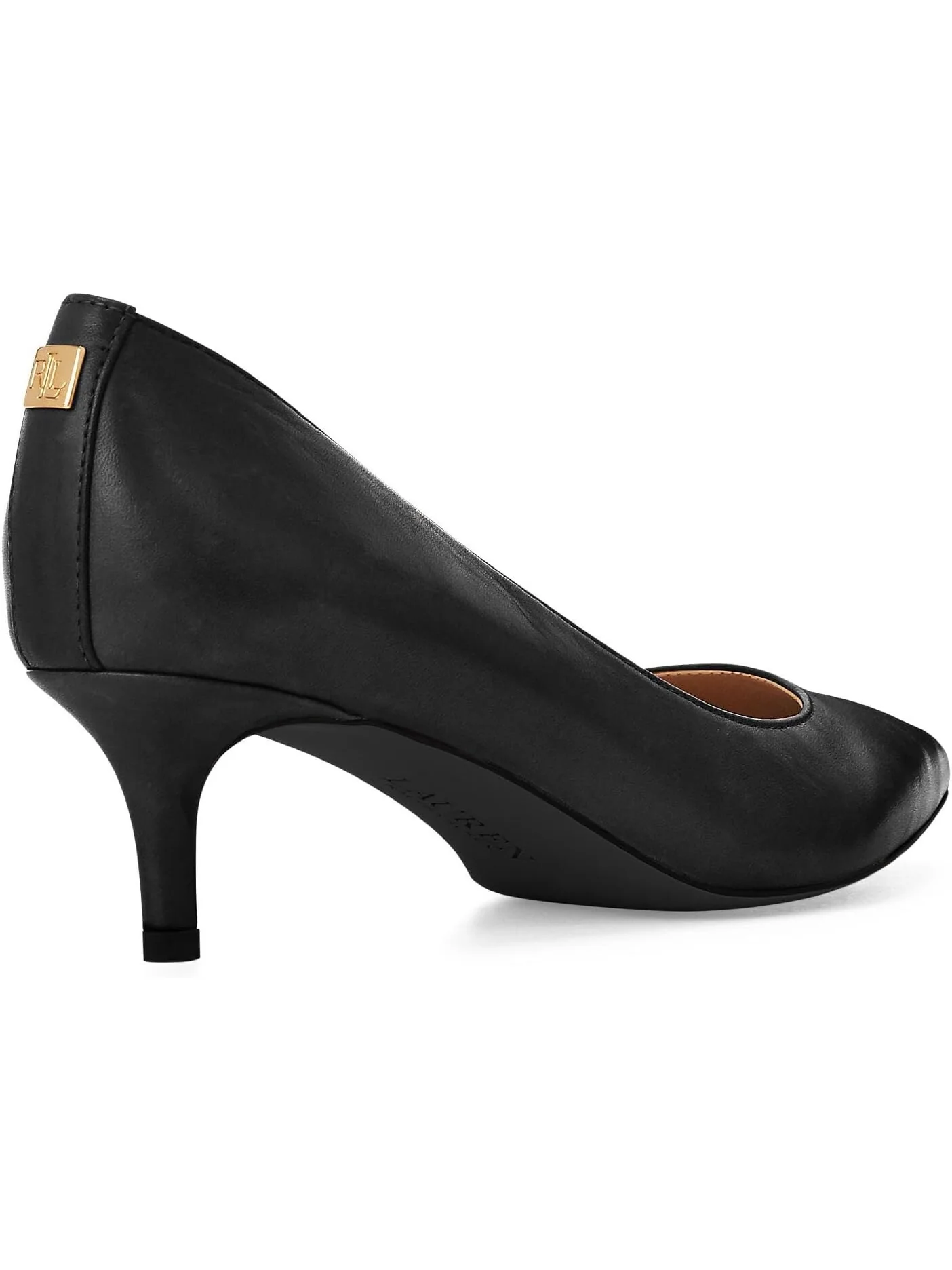 Туфли Adrienne Leather Pump LAUREN Ralph Lauren — изображение 3 из 4, черный