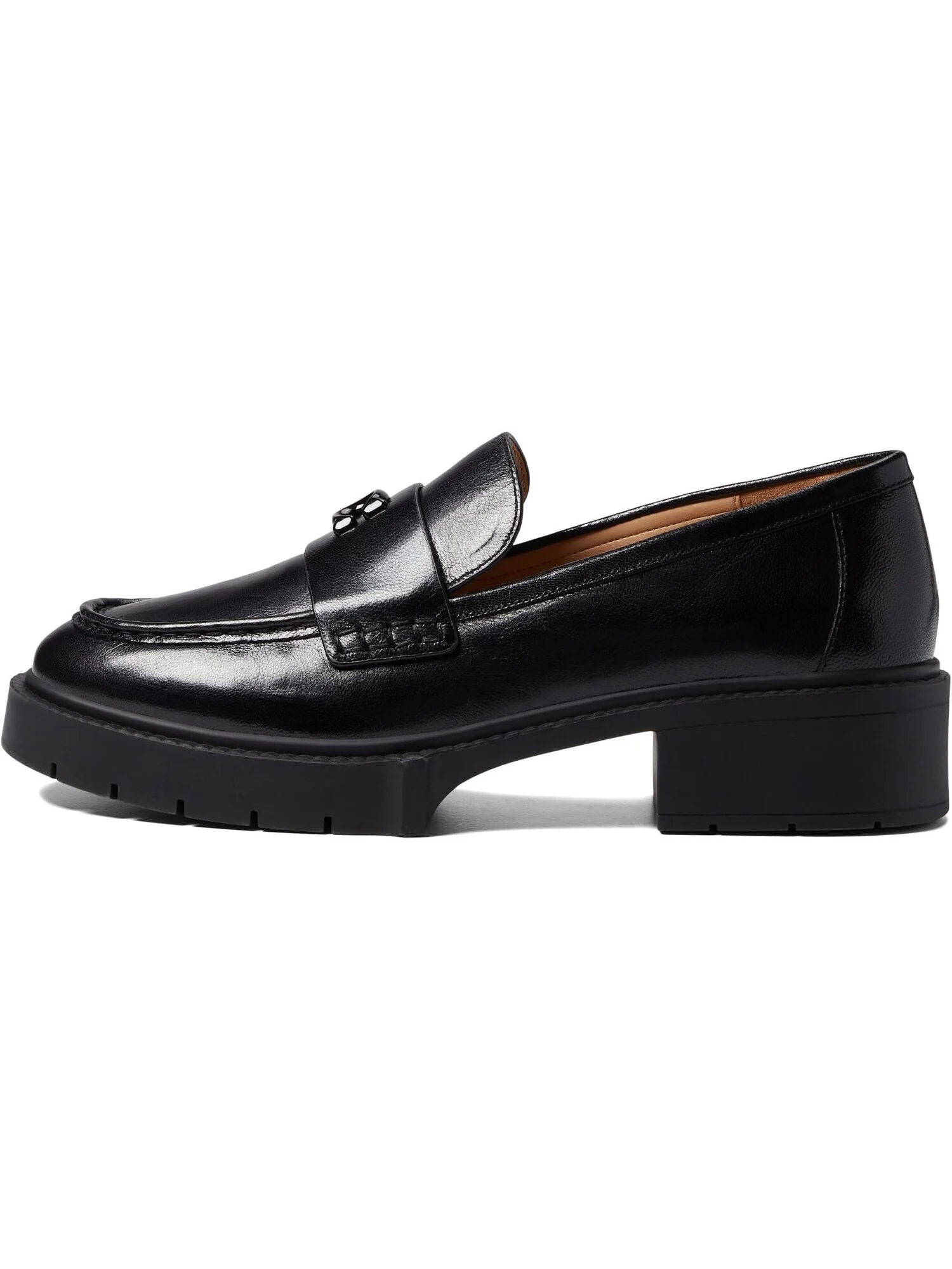 Лоферы Leah Leather Loafer COACH — изображение 4 из 5, черный
