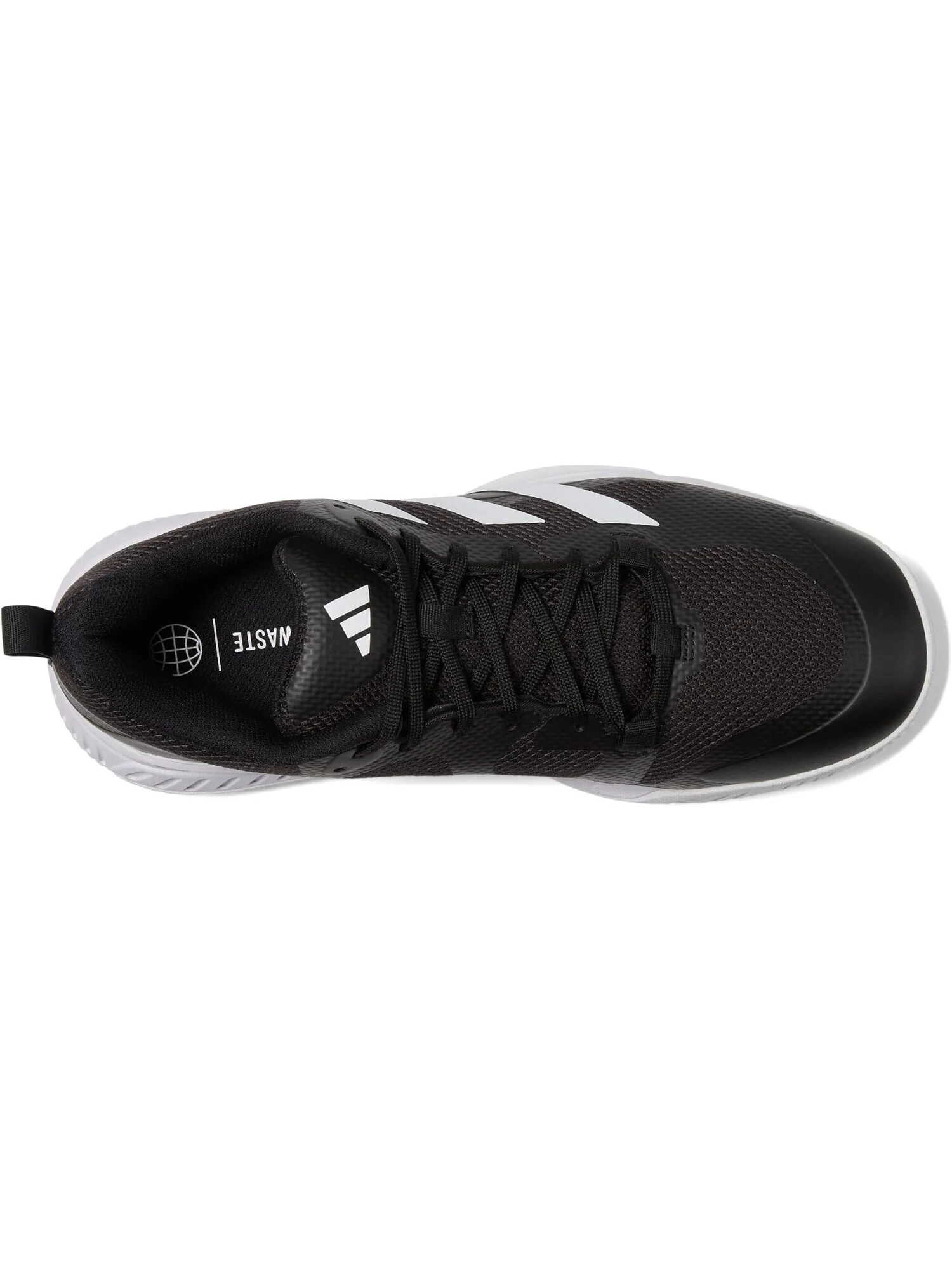 Кроссовки adidas Court Team Bounce 2.0 — изображение 2 из 4, черный/белый/черный