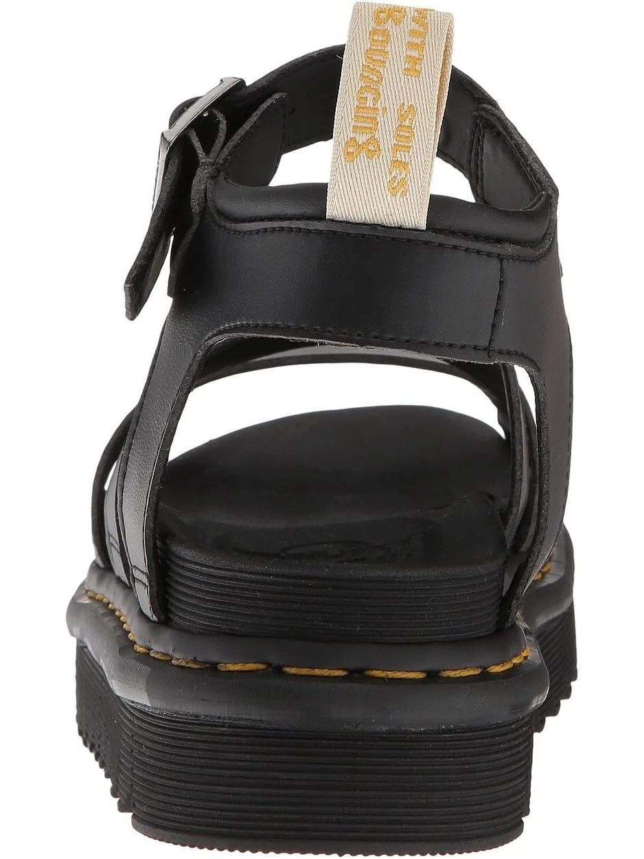 Сандалии на плоской подошве Vegan Blaire Dr. Martens — изображение 5 из 7, черный/черный