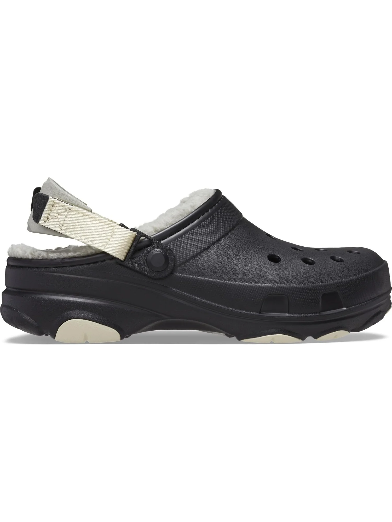 Сабо All Terrain Lined Clog Crocs — изображение 5 из 5, черный