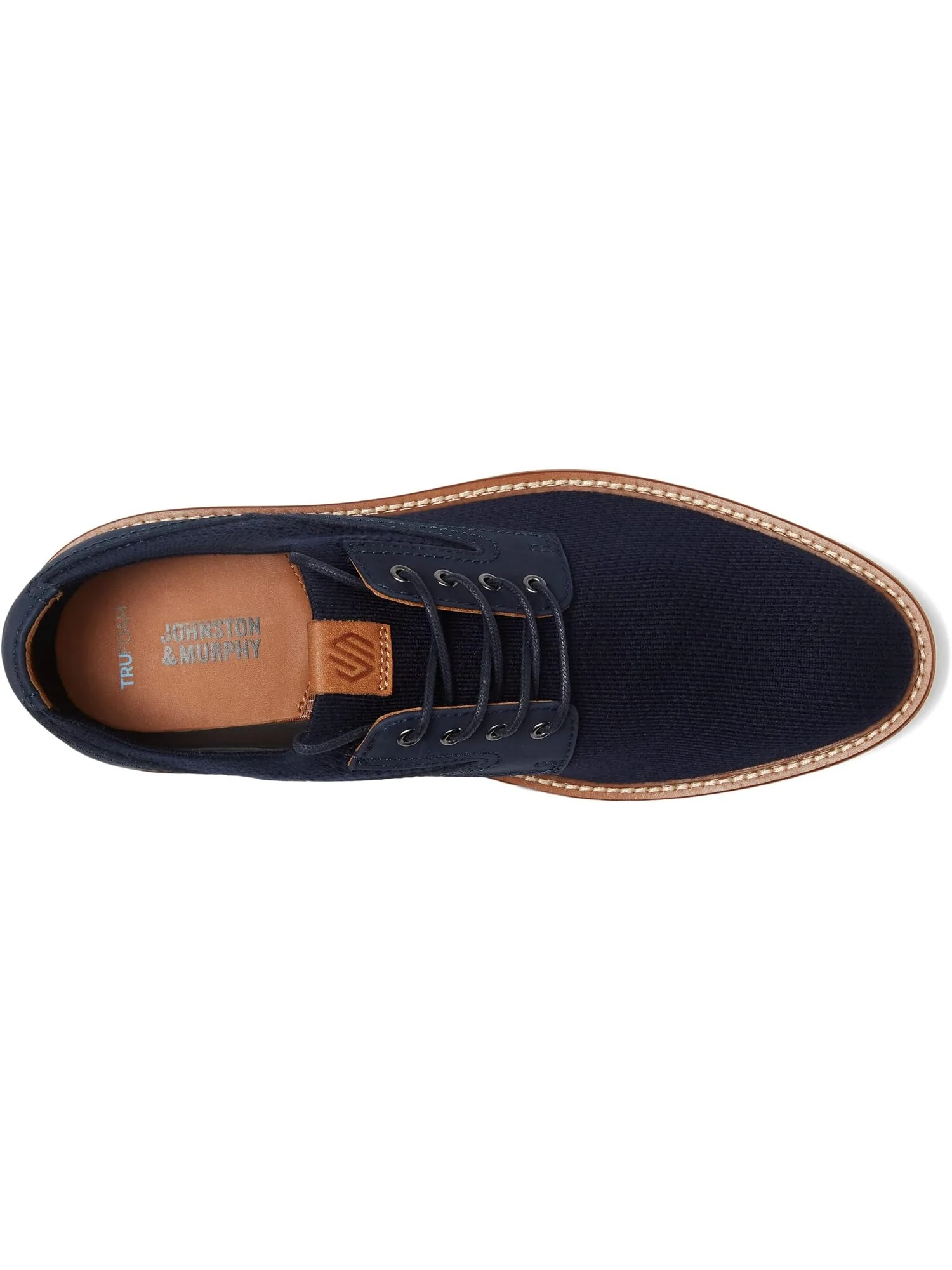 Оксфорды Johnston & Murphy Upton Knit Plain Toe — изображение 2 из 4, темно-синий