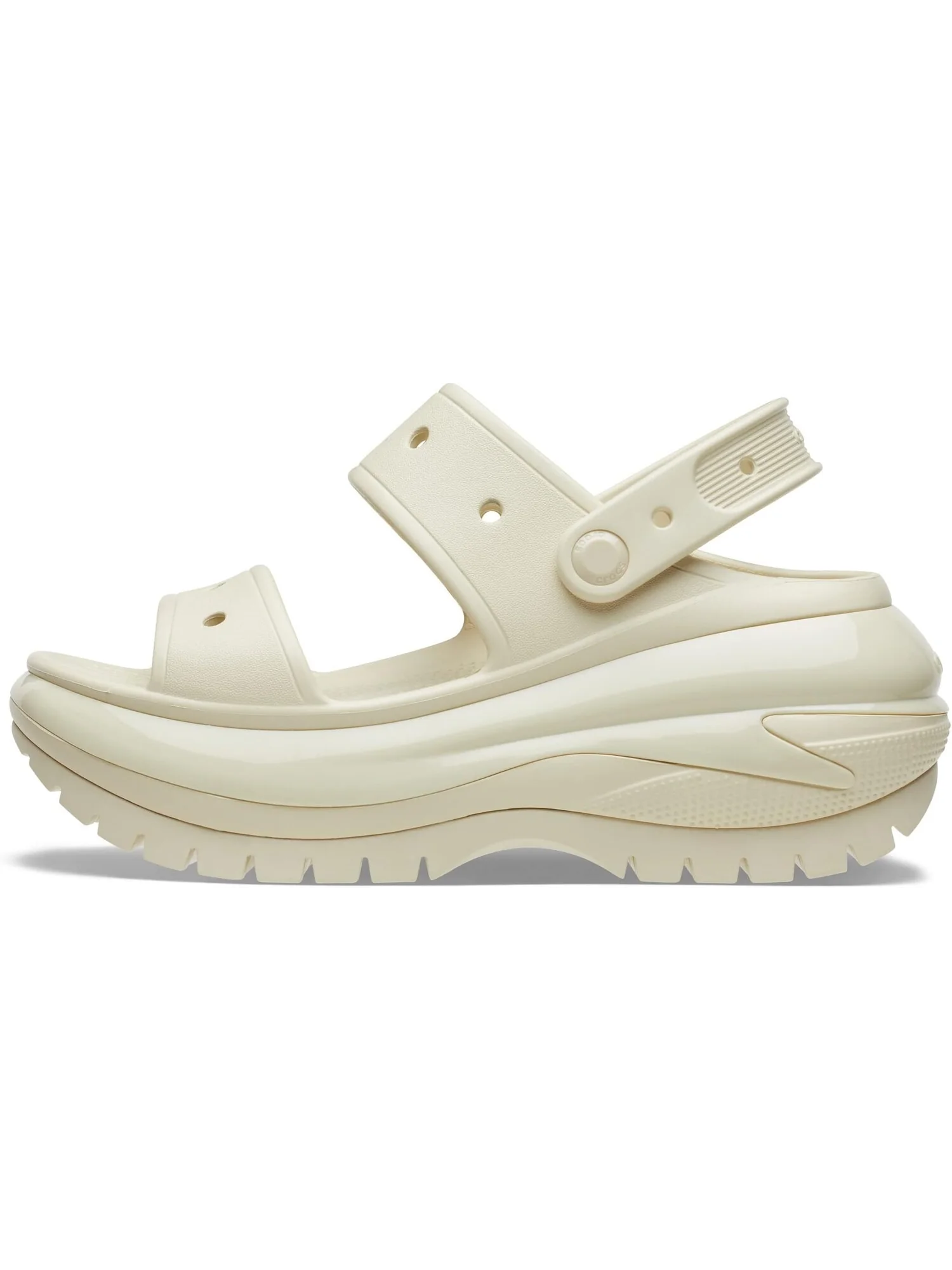 Босоножки Classic Mega Crush Sandal Crocs — изображение 4 из 6, кость