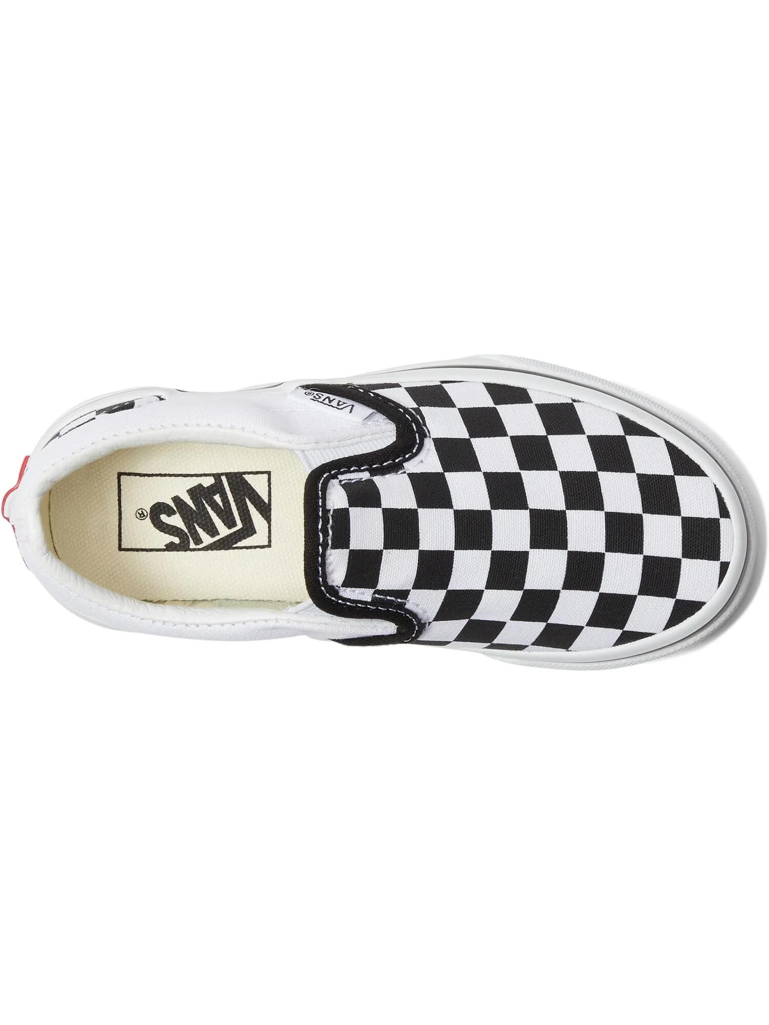 Кроссовки Classic Slip-On Vans — изображение 2 из 6, черный/белый
