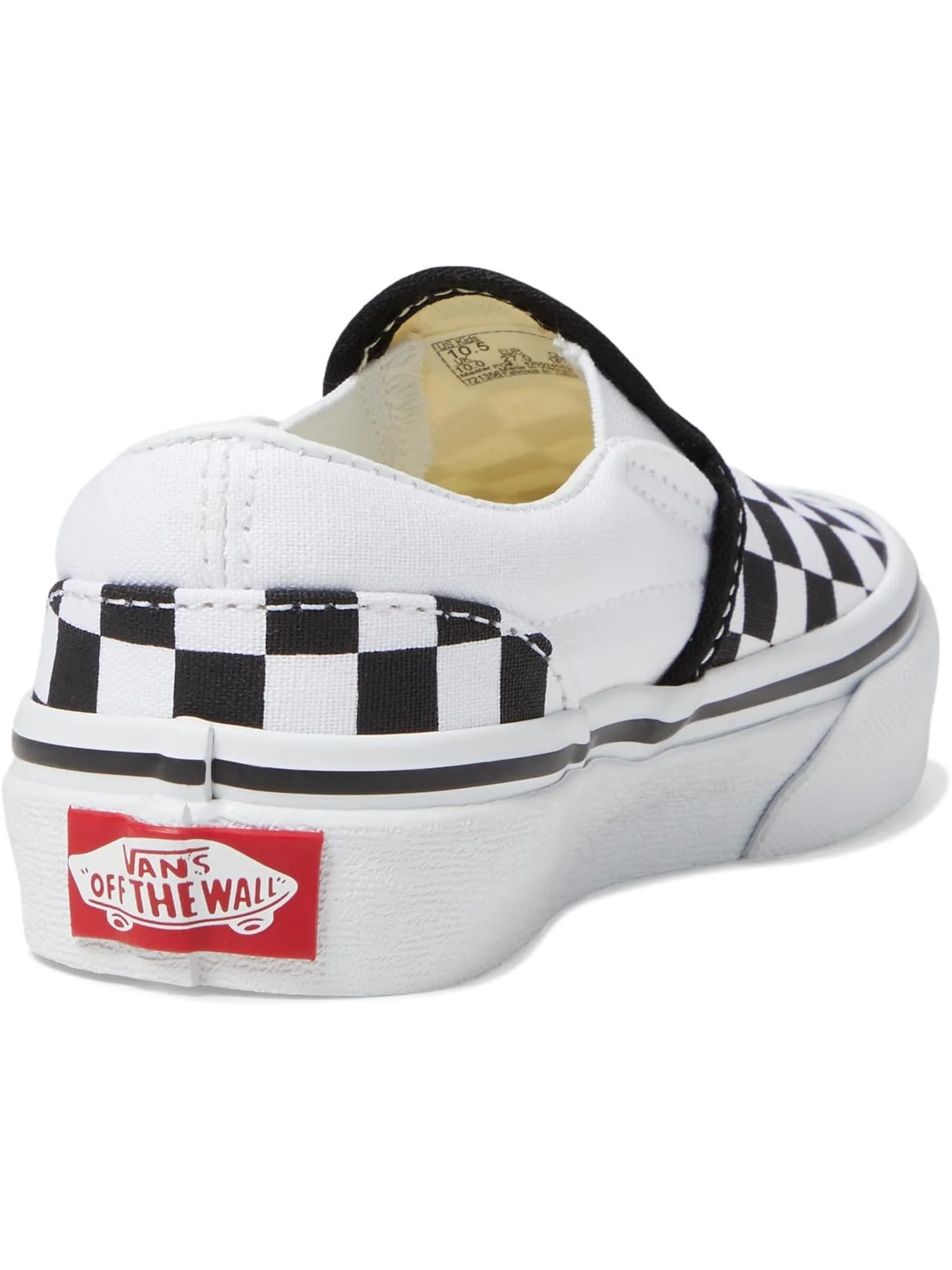 Кроссовки Classic Slip-On Vans — изображение 5 из 6, черный/белый