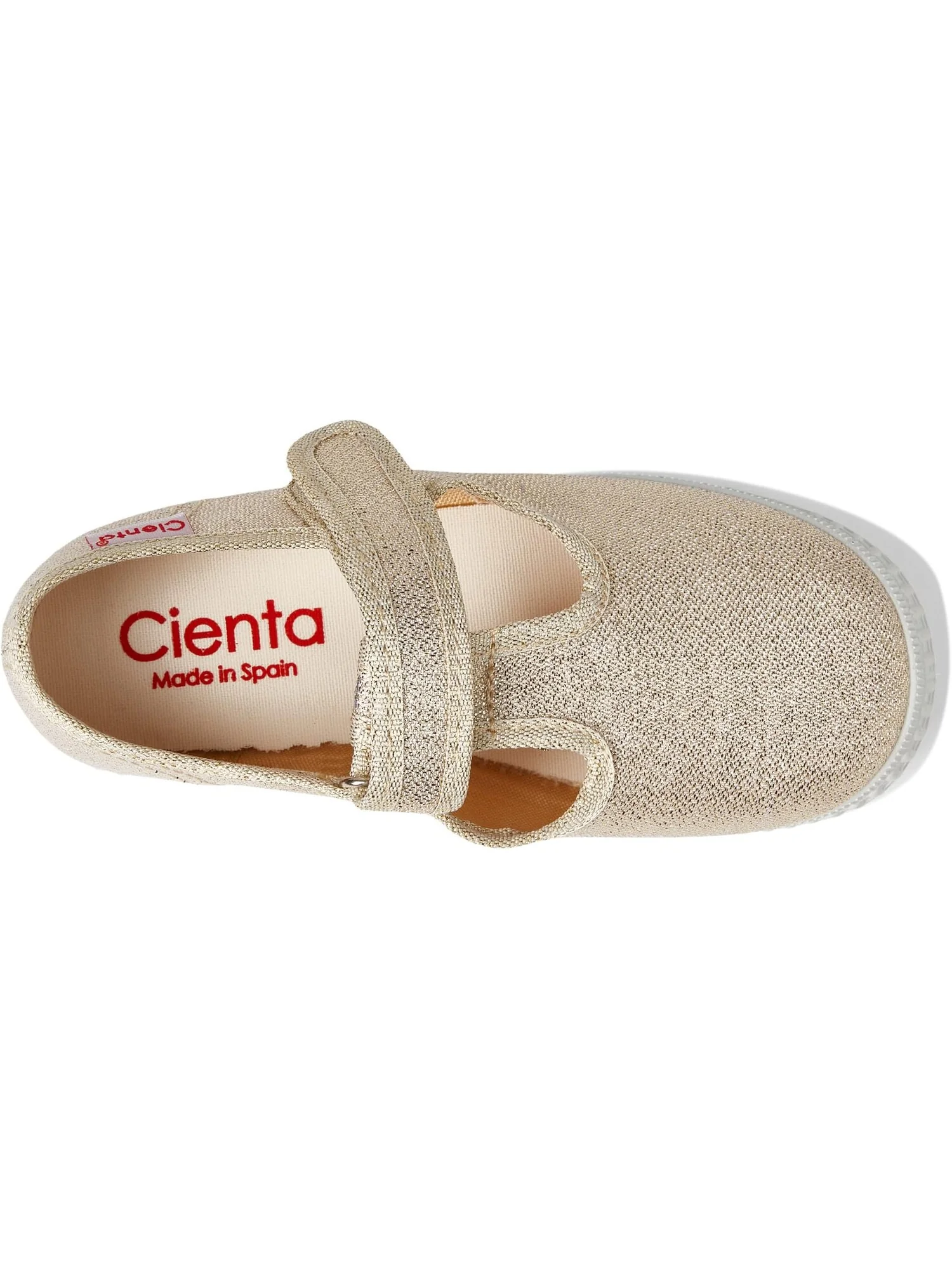 Балетки 50083 Cienta — изображение 2 из 6, золотистый металлик
