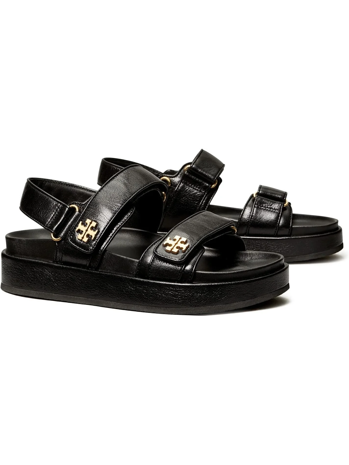 Сандалии на плоской подошве Kira Sport Sandal Tory Burch — изображение 1 из 3, черный