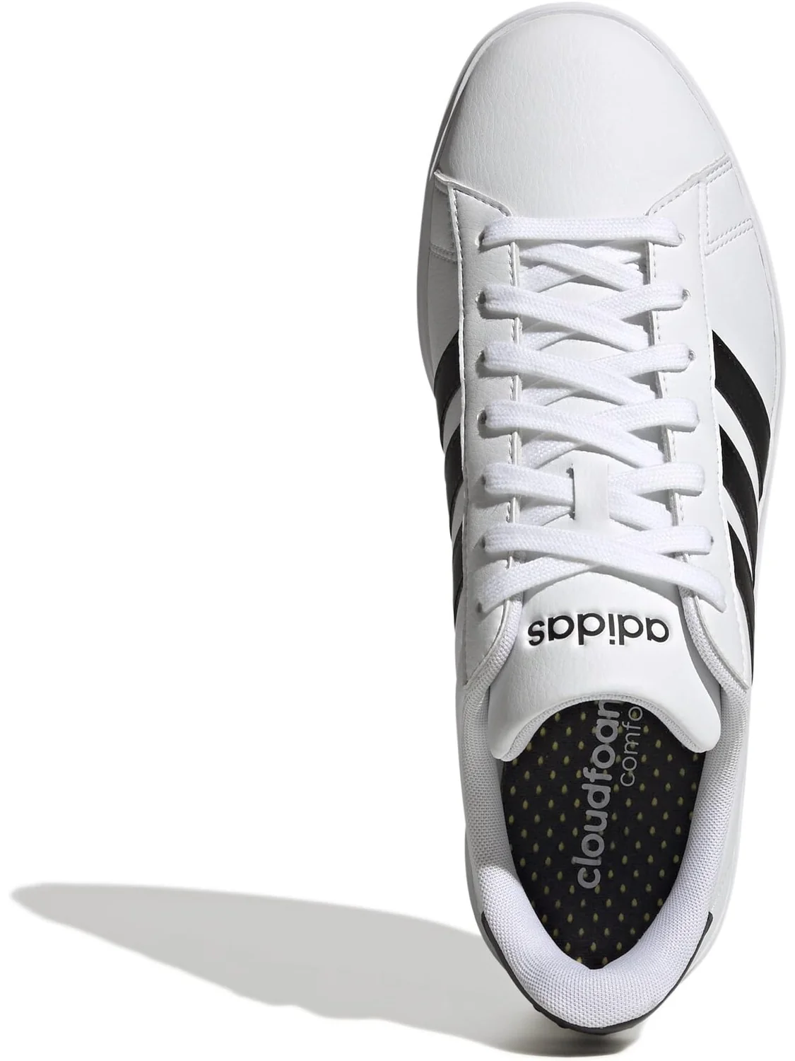 Кроссовки Grand Court 2.0 adidas — изображение 2 из 5, белый/черный/белый